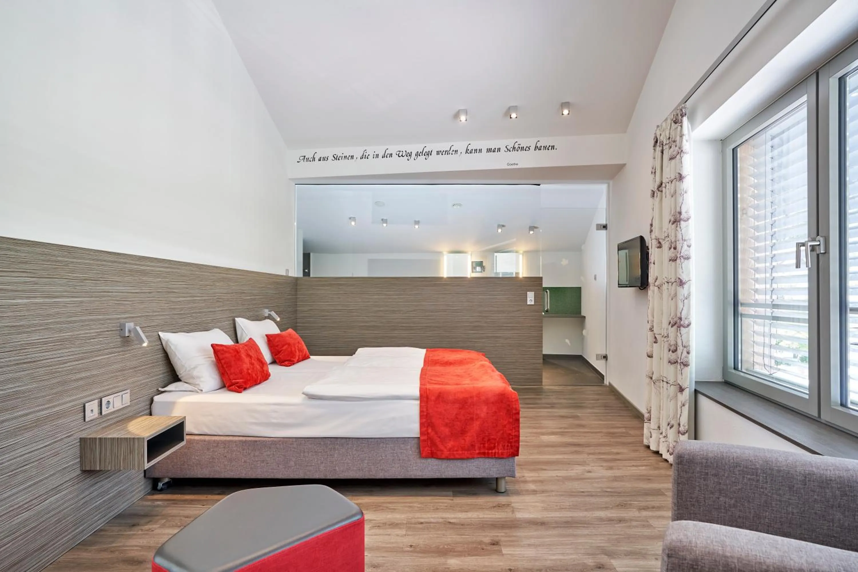 Bedroom, Bed in Hotel Traube Tonbach