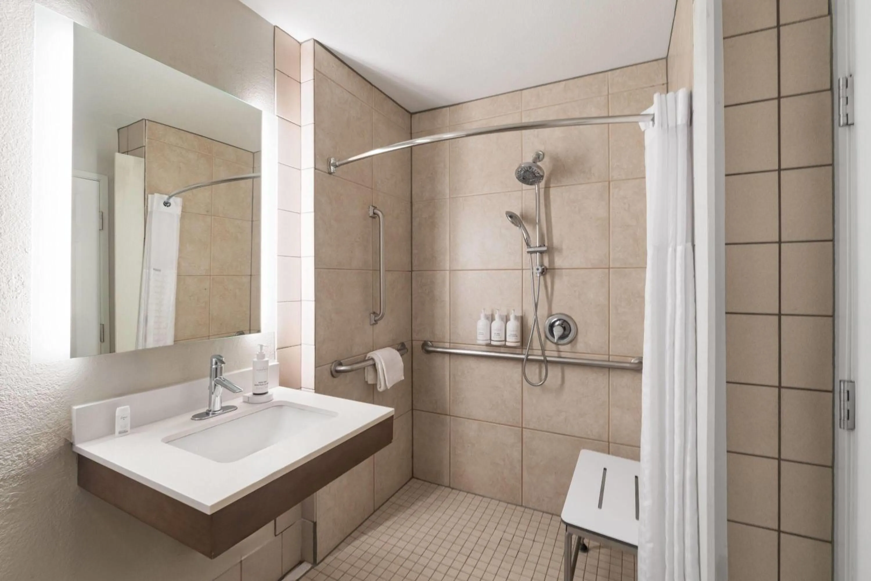 Shower in La Quinta by Wyndham Gallup