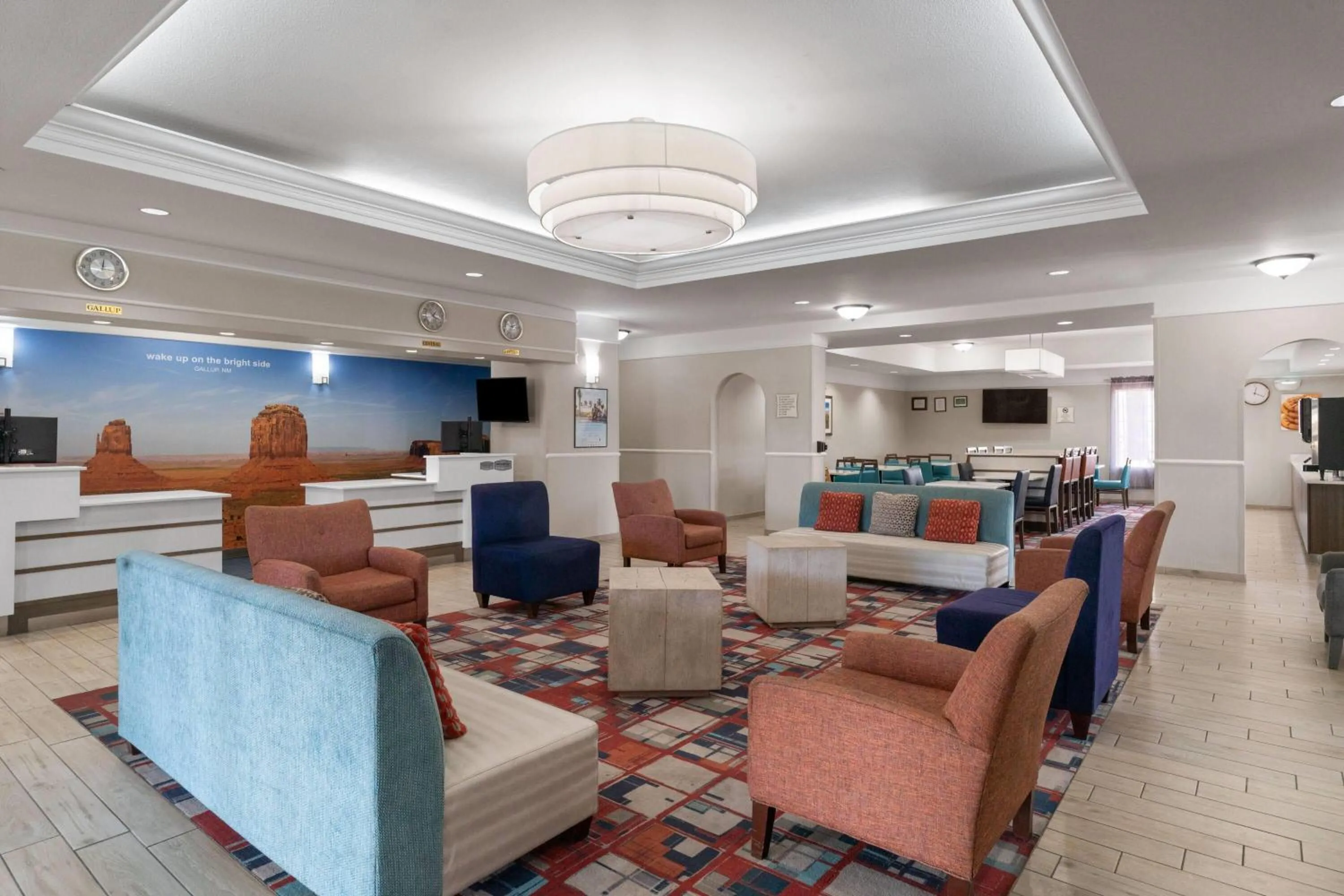 Lobby or reception in La Quinta by Wyndham Gallup
