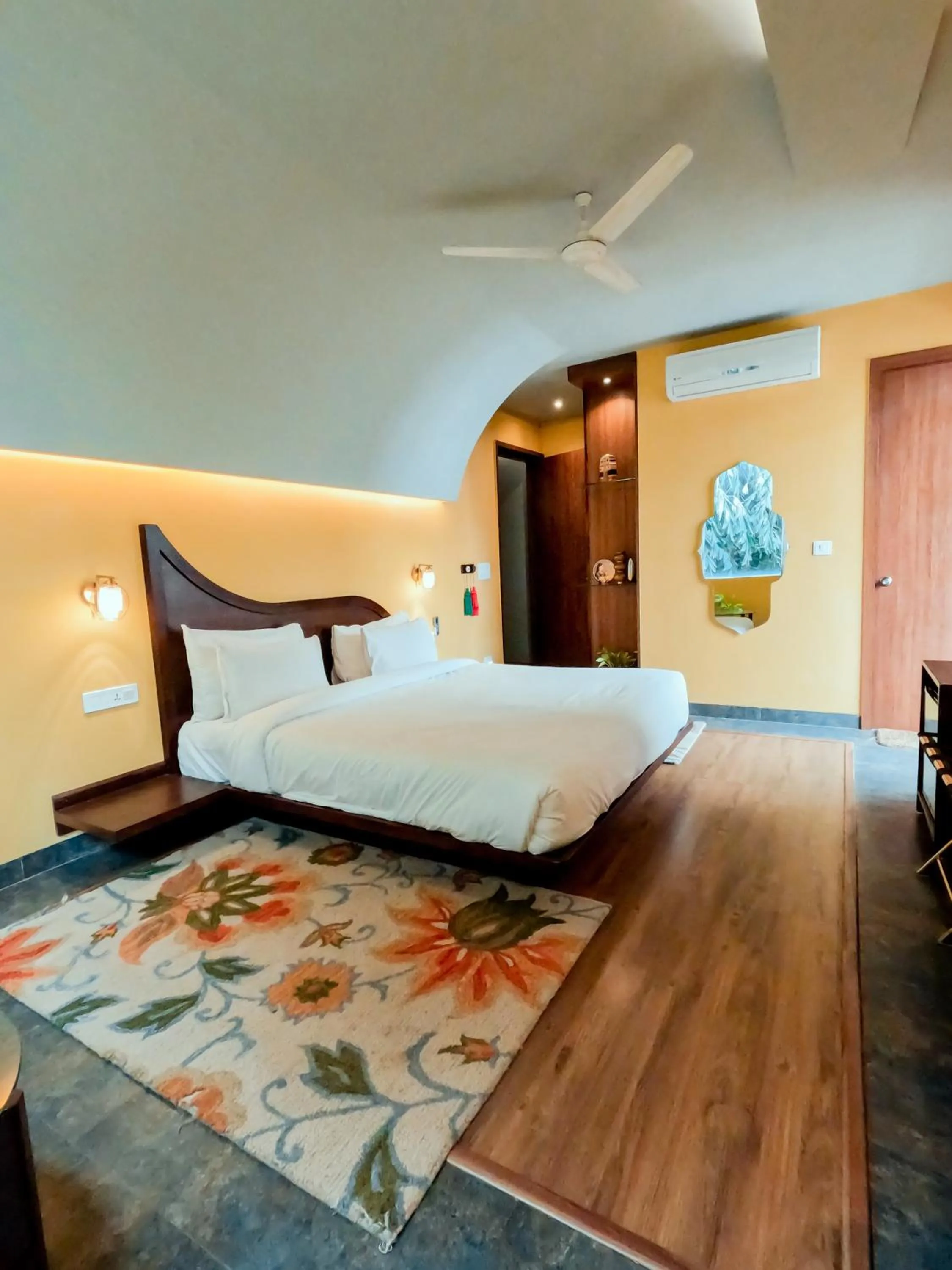 Bed in Ekaa Villa near Taj Mahal