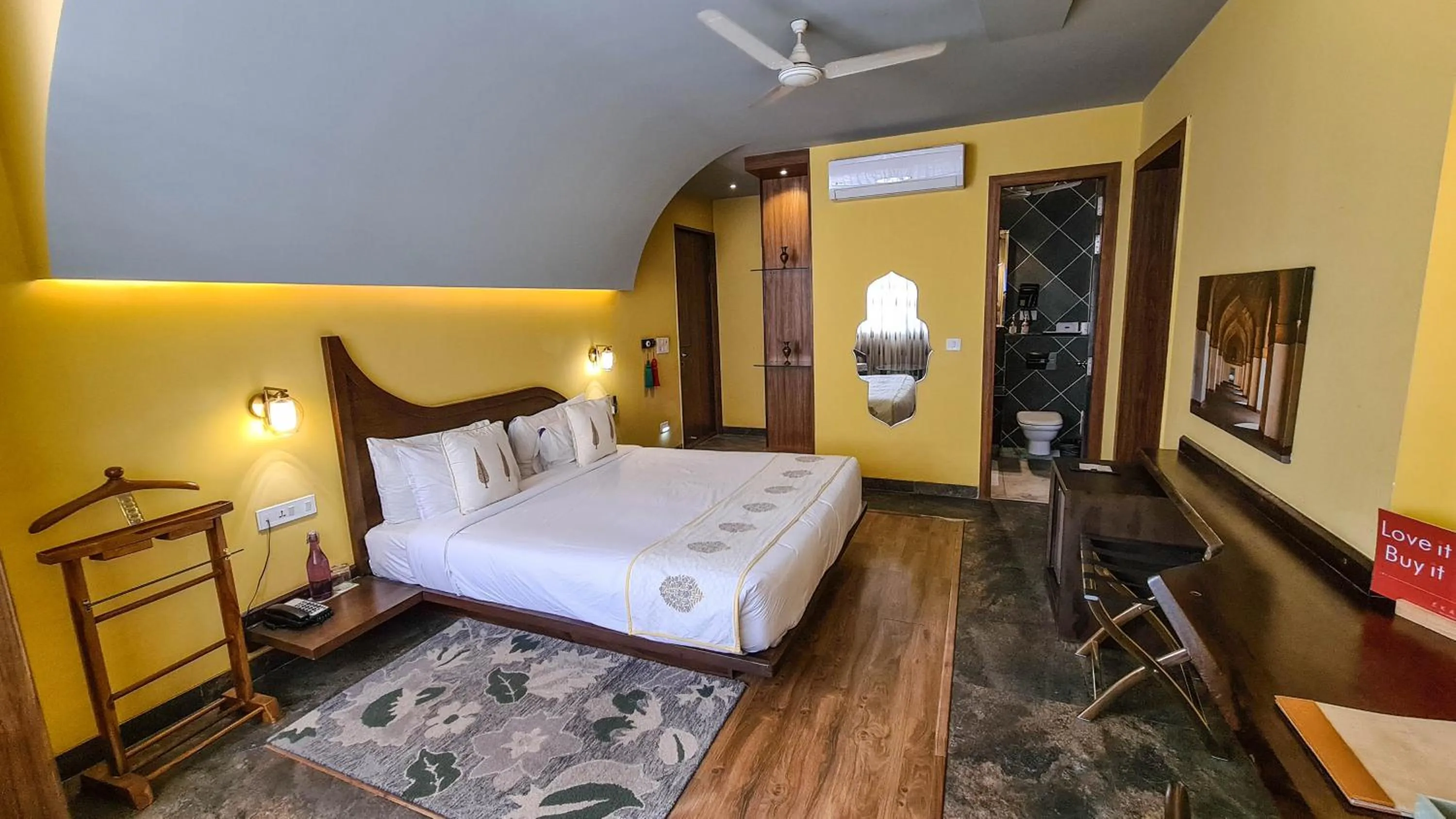 Bed in Ekaa Villa near Taj Mahal
