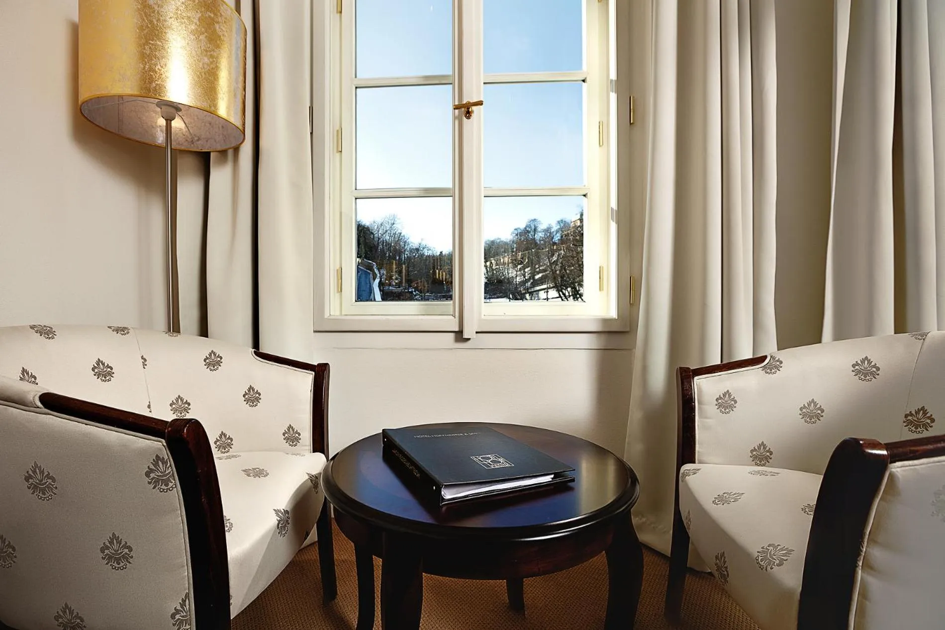 Seating area in Hoffmeister Depandance