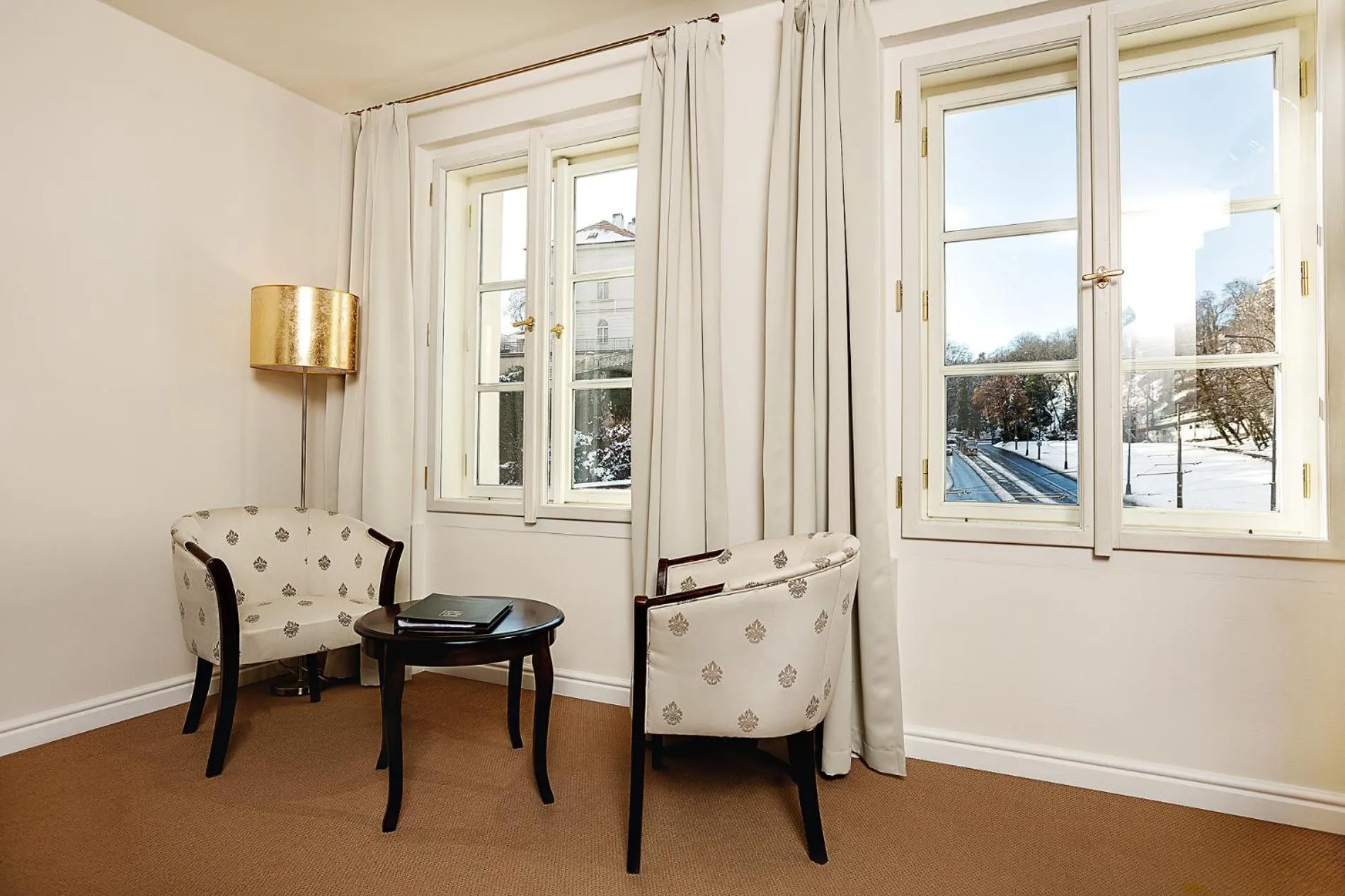 Seating area in Hoffmeister Depandance