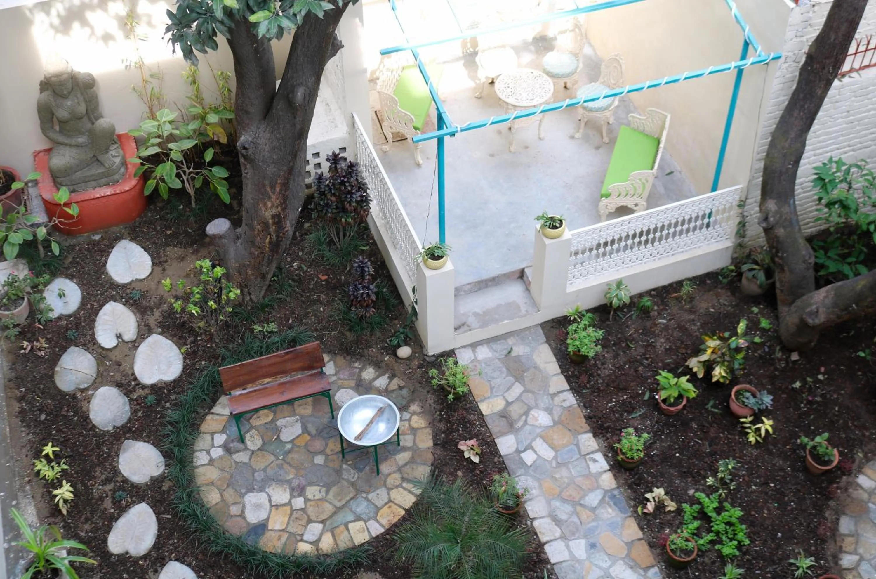 Garden view in Mango Tree Courtyard Dehradun