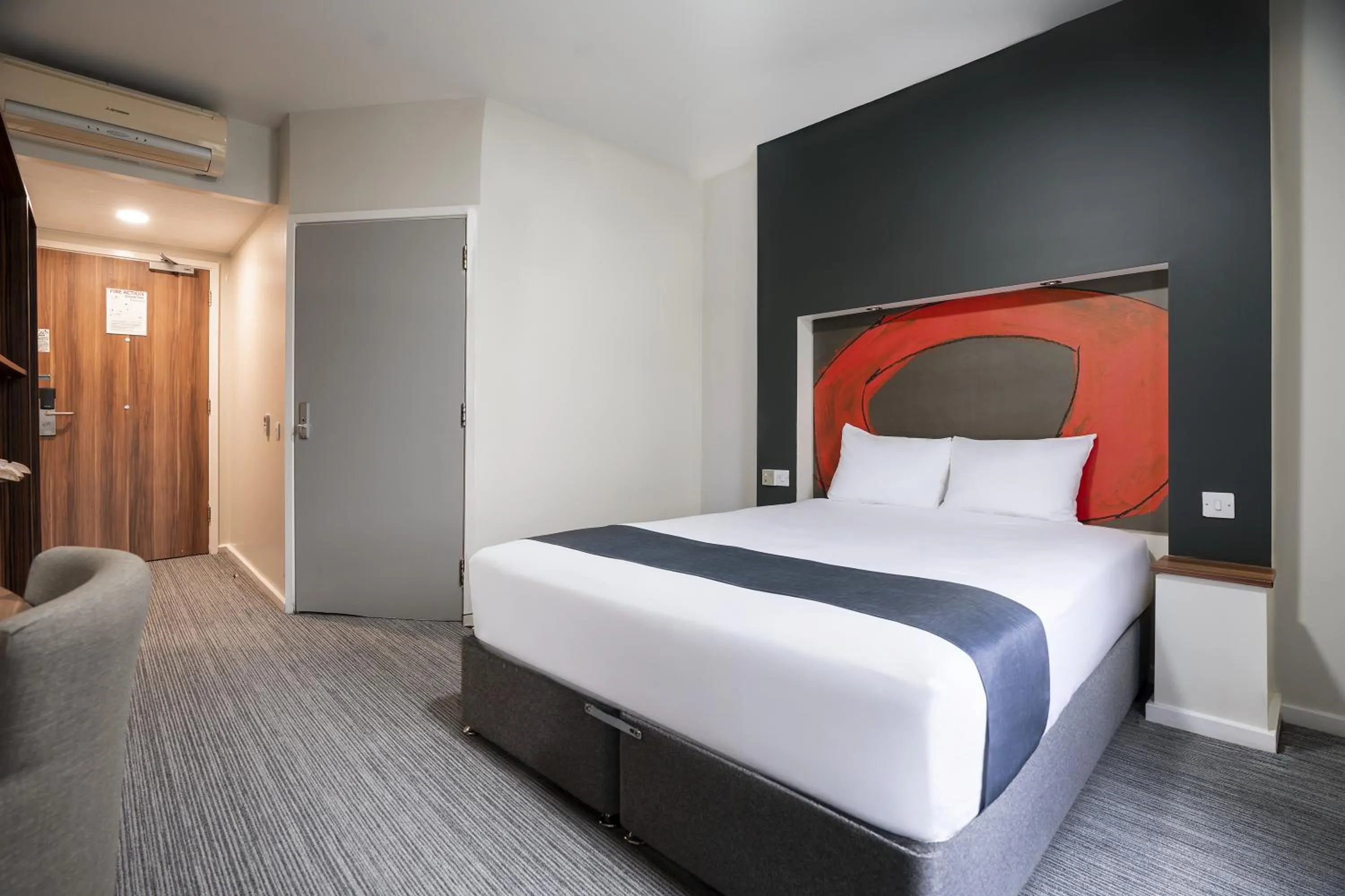 Bed in Ramada London Stansted Airport