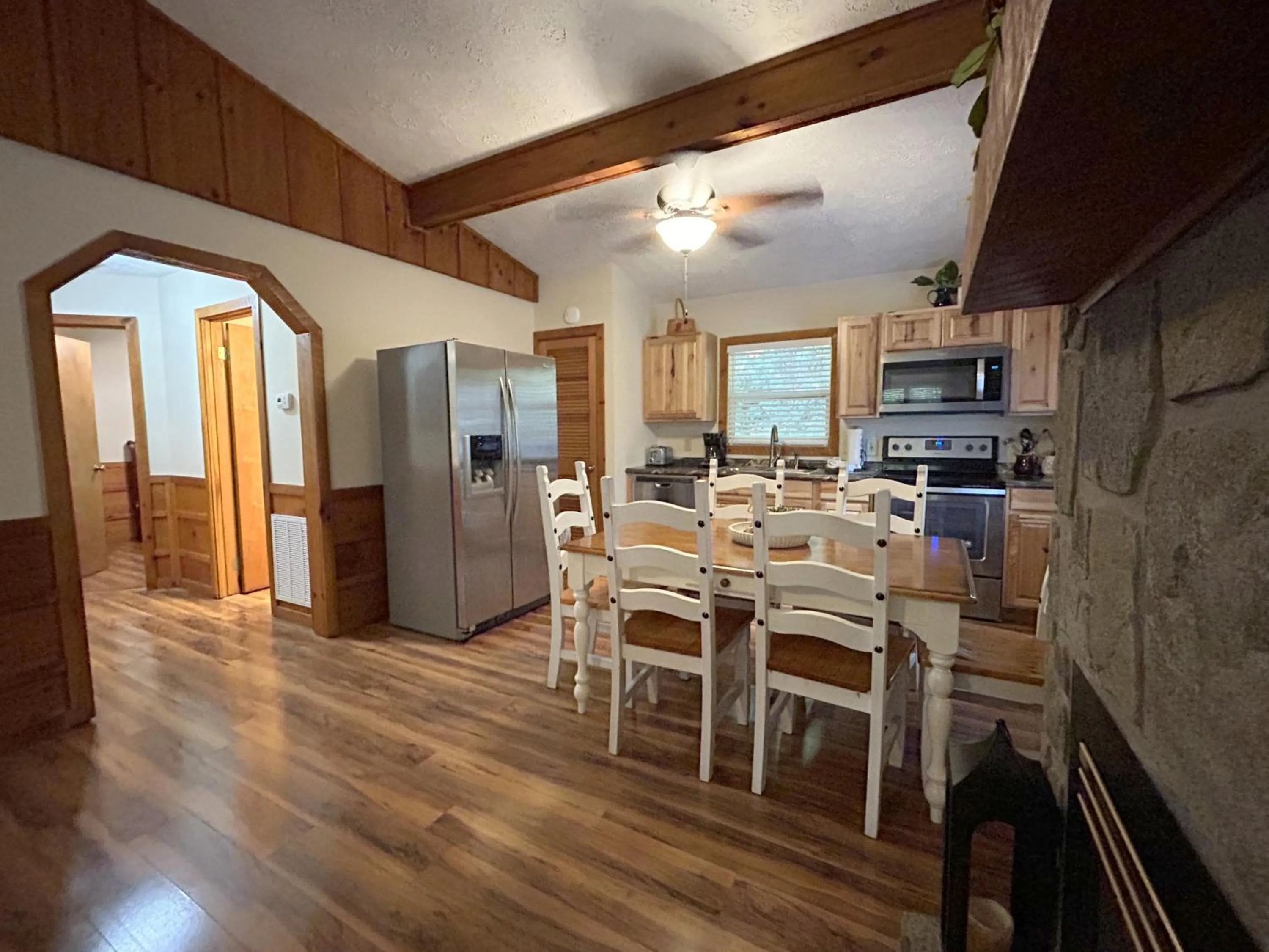 Dining area in Tucked Away Cabin