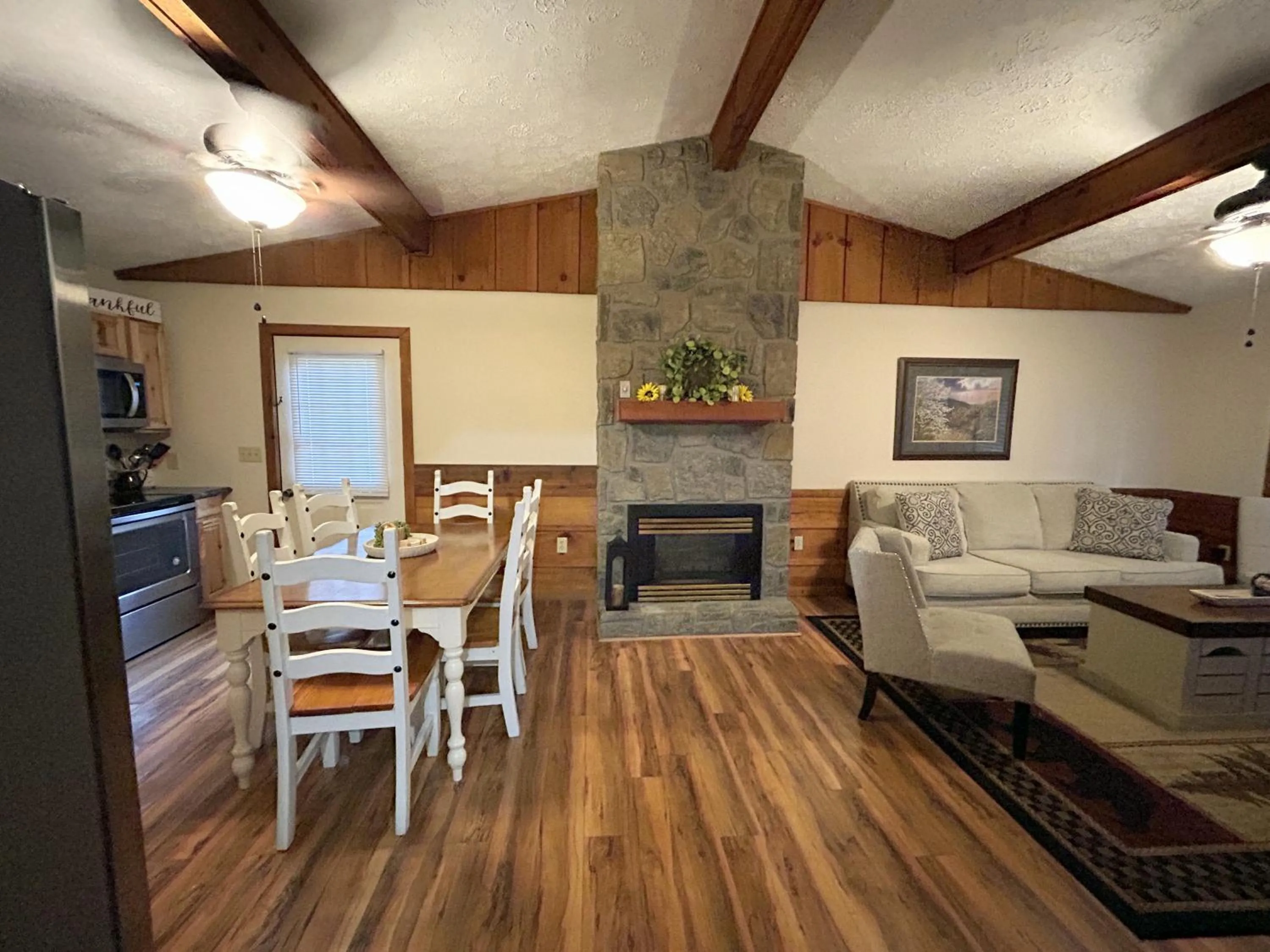 Living room in Tucked Away Cabin