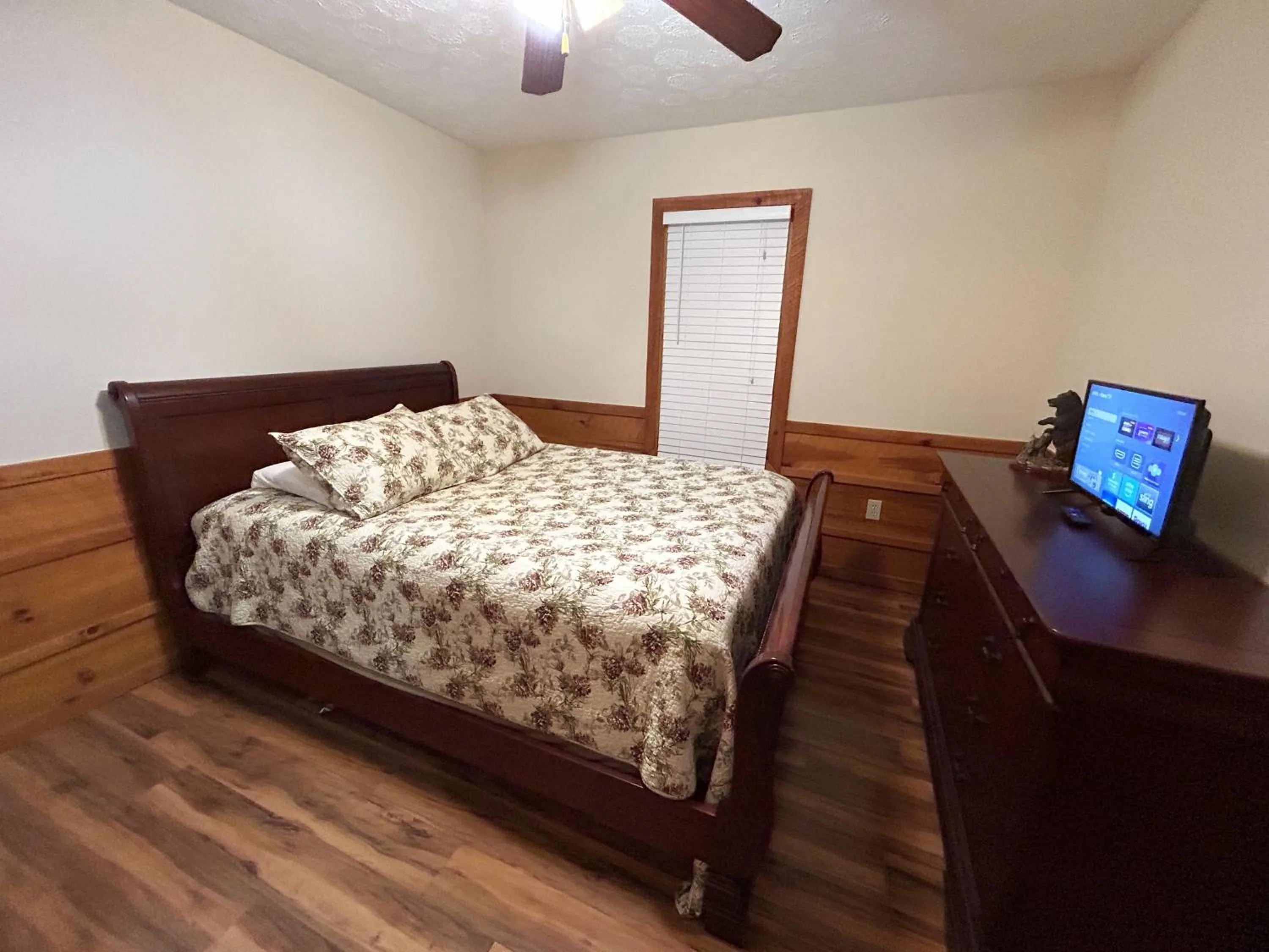 Bed in Tucked Away Cabin