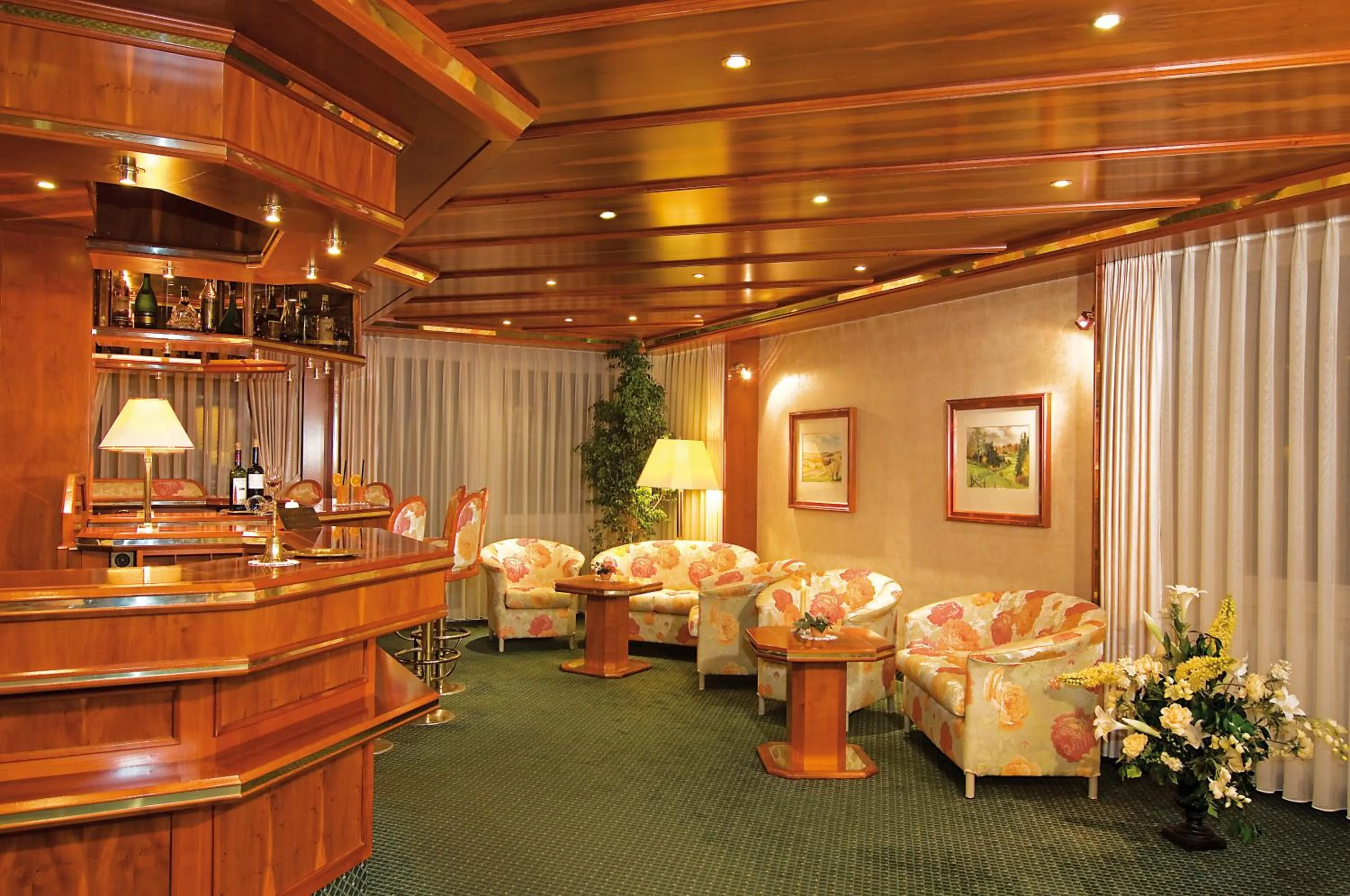 Lobby or reception in Burghotel