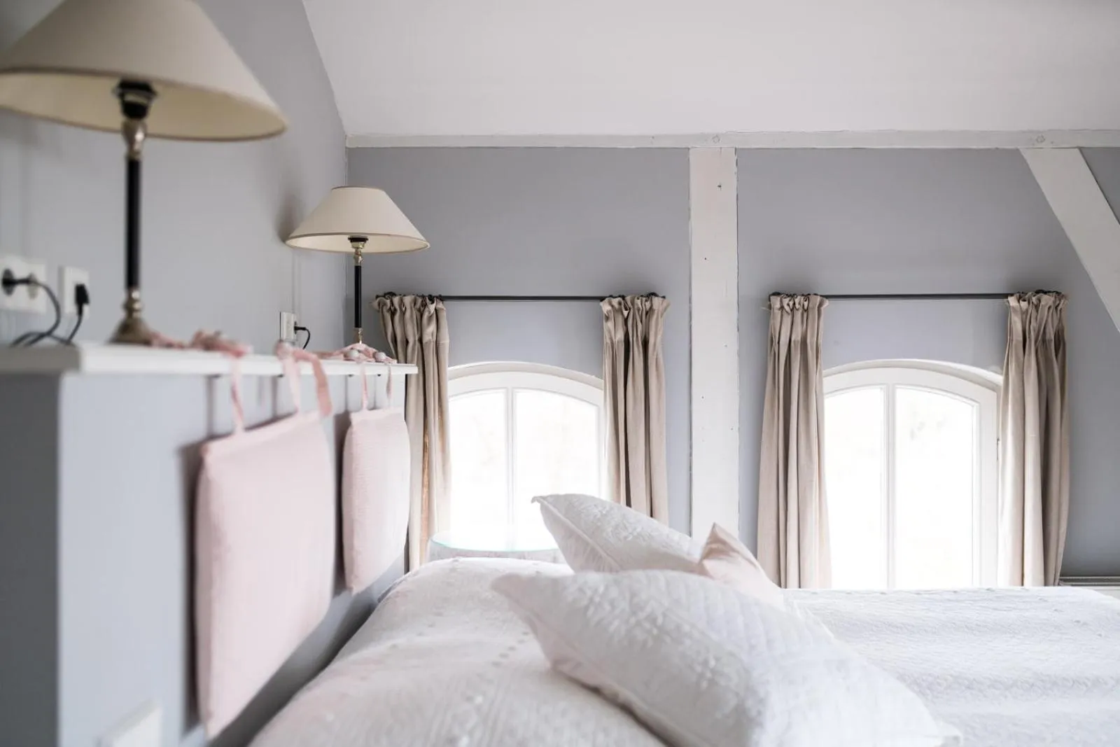 Decorative detail, Bed in Hotel Schloss Gamehl