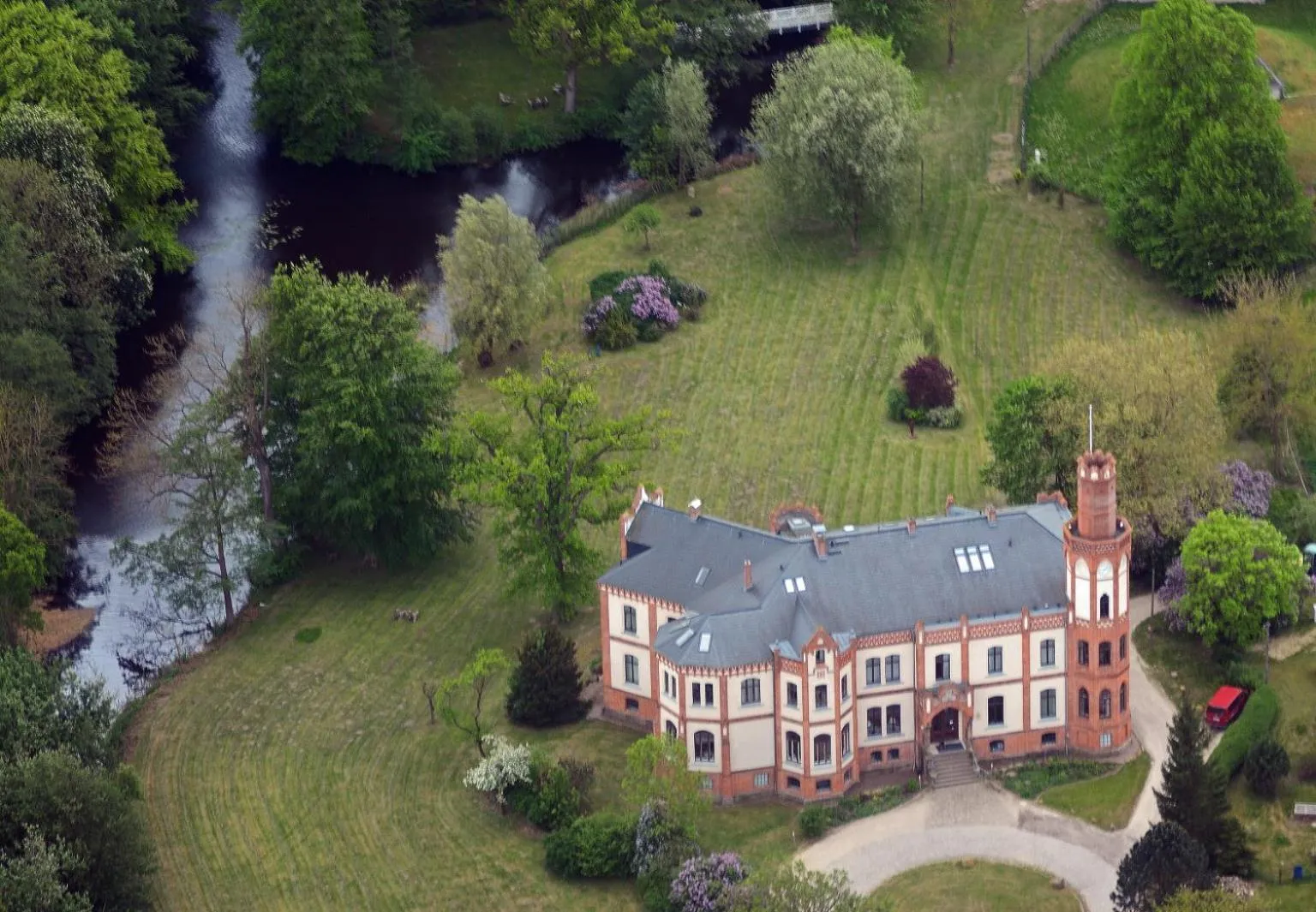 Bird's eye view in Hotel Schloss Gamehl