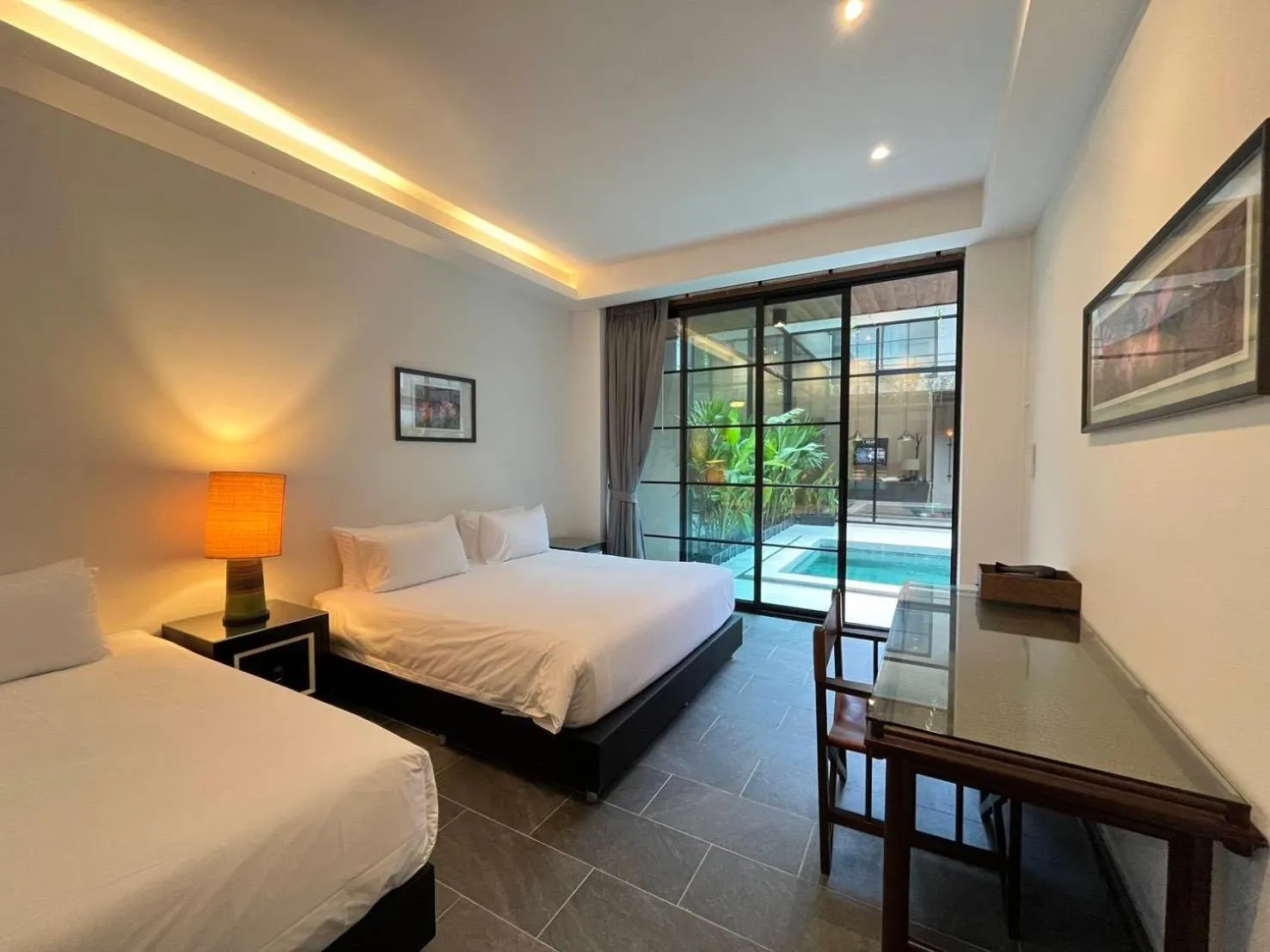 Bedroom, Bed in Dojo pool villa