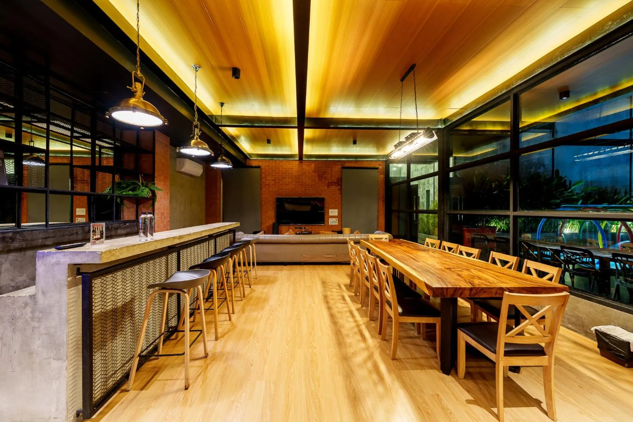 Living room in Dojo pool villa