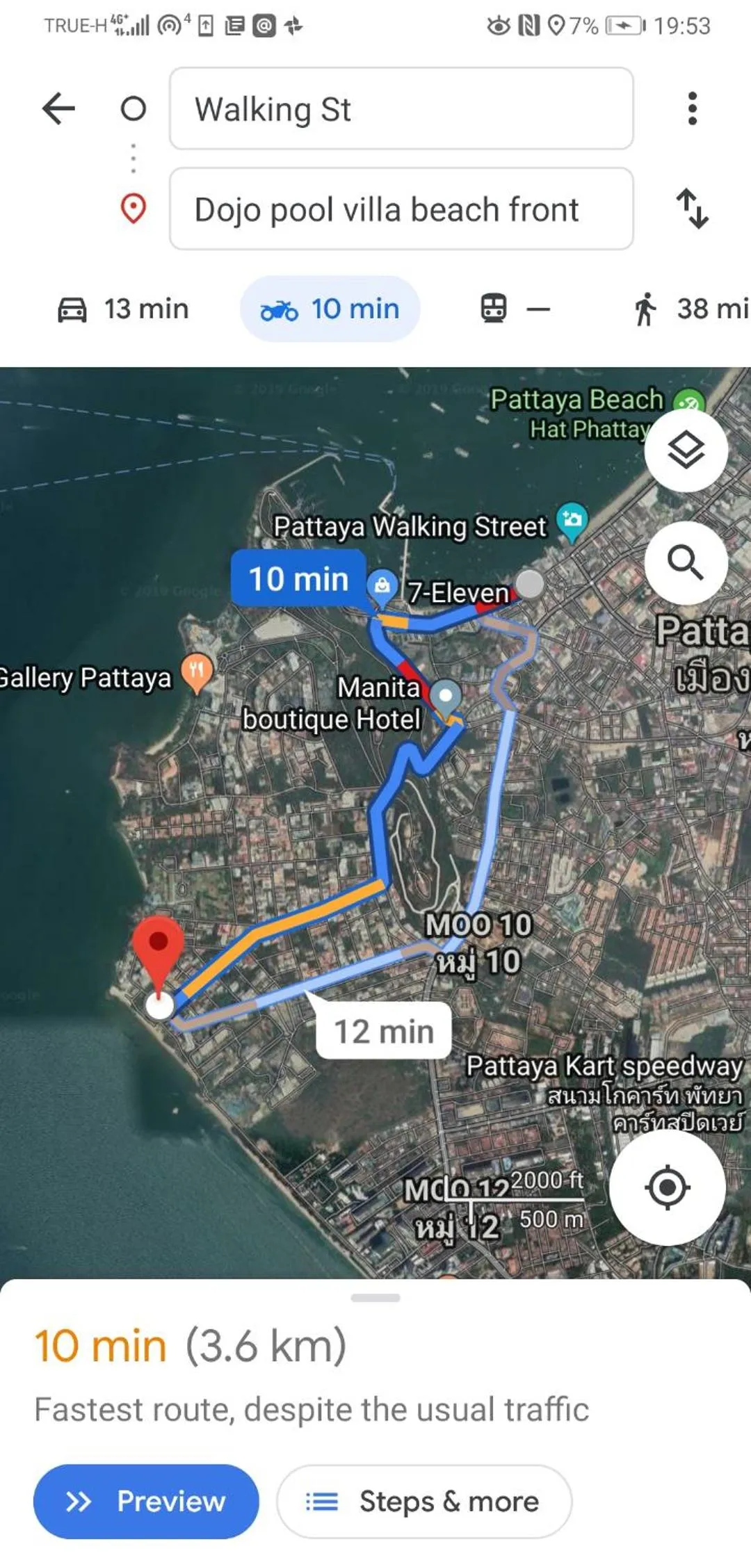 On site in Dojo pool villa