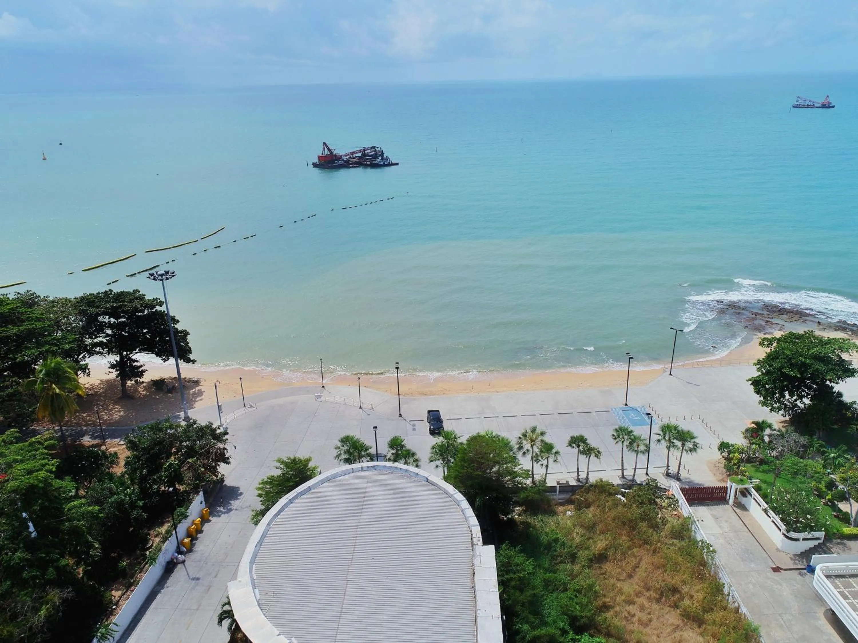 Bird's eye view in Dojo pool villa