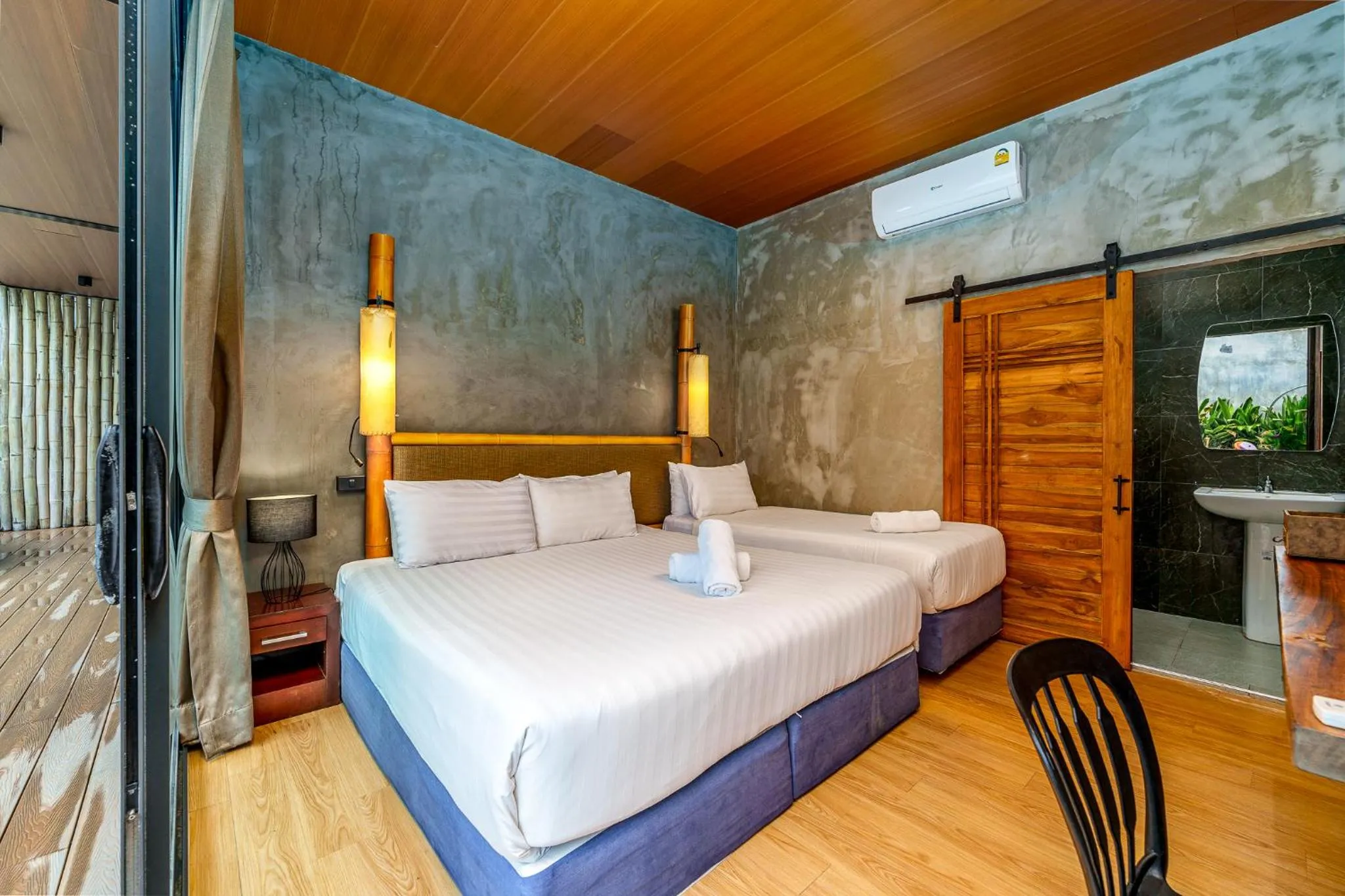 Bedroom, Bed in Dojo pool villa