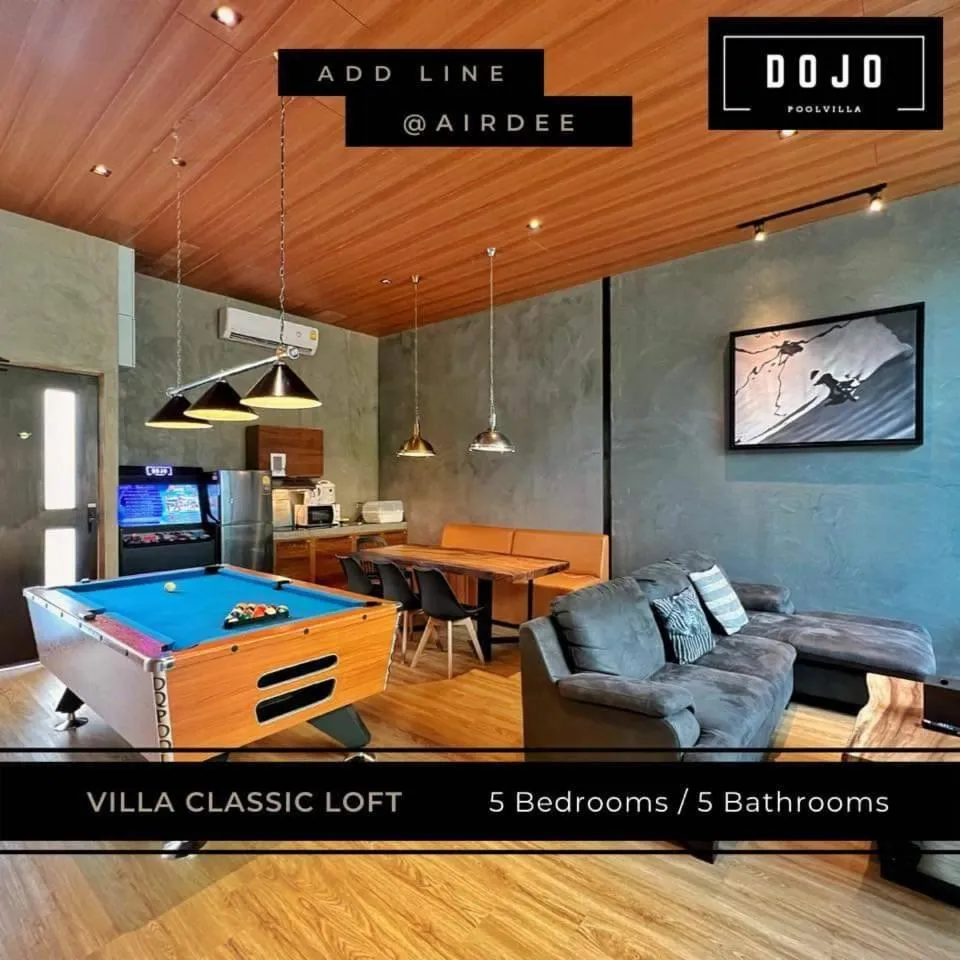 Living room in Dojo pool villa