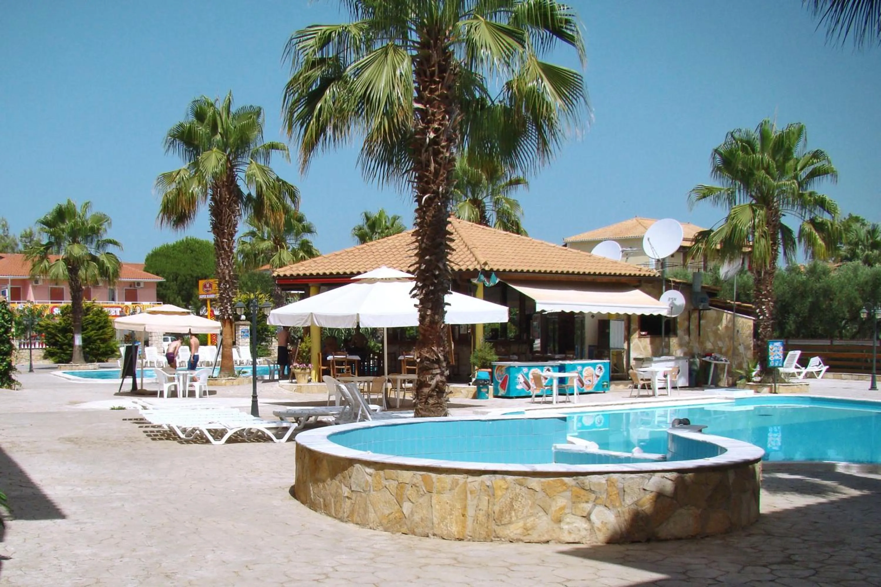 Property building in Blue Palm Hotel