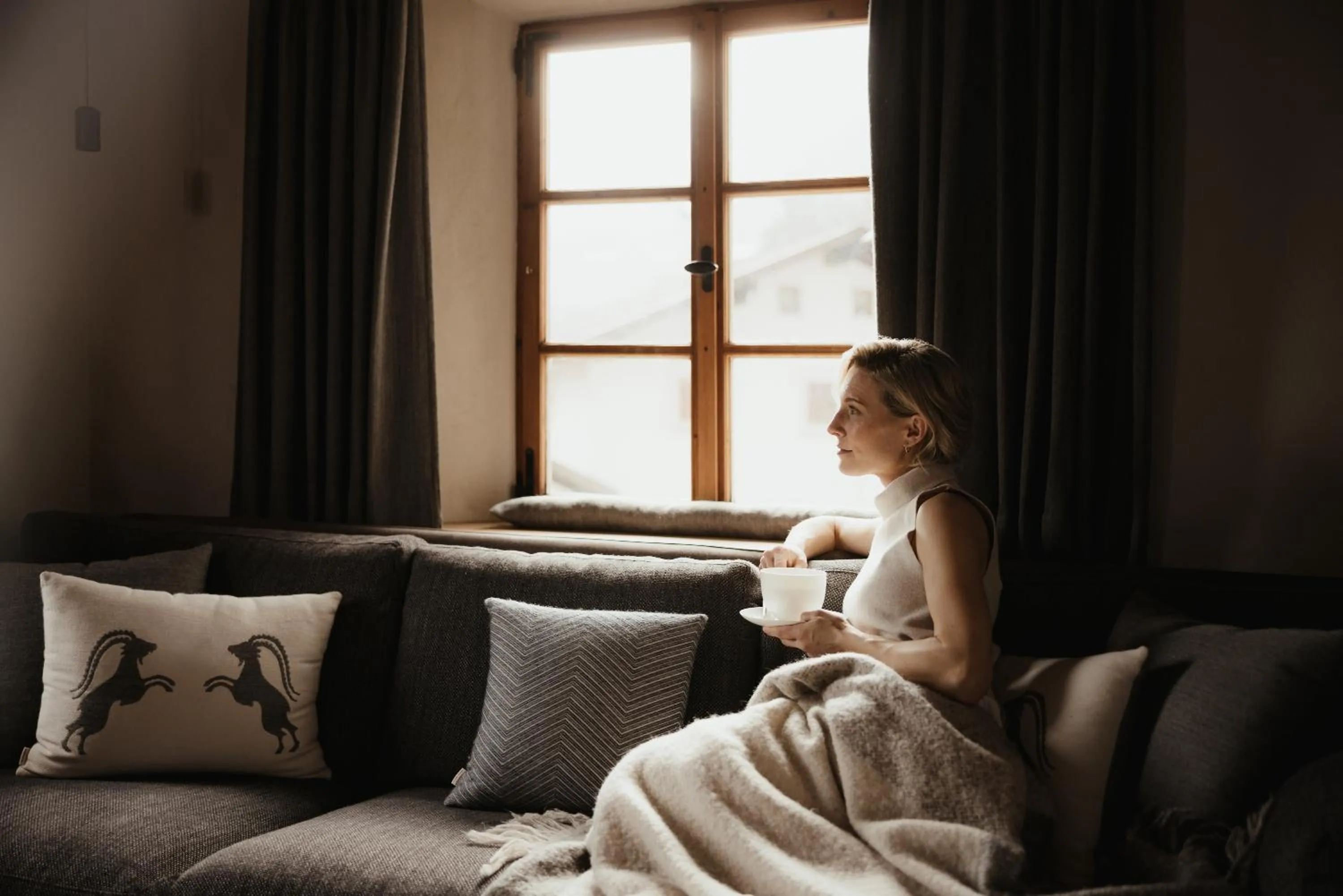 Seating area in Hotel Ansitz Steinbock