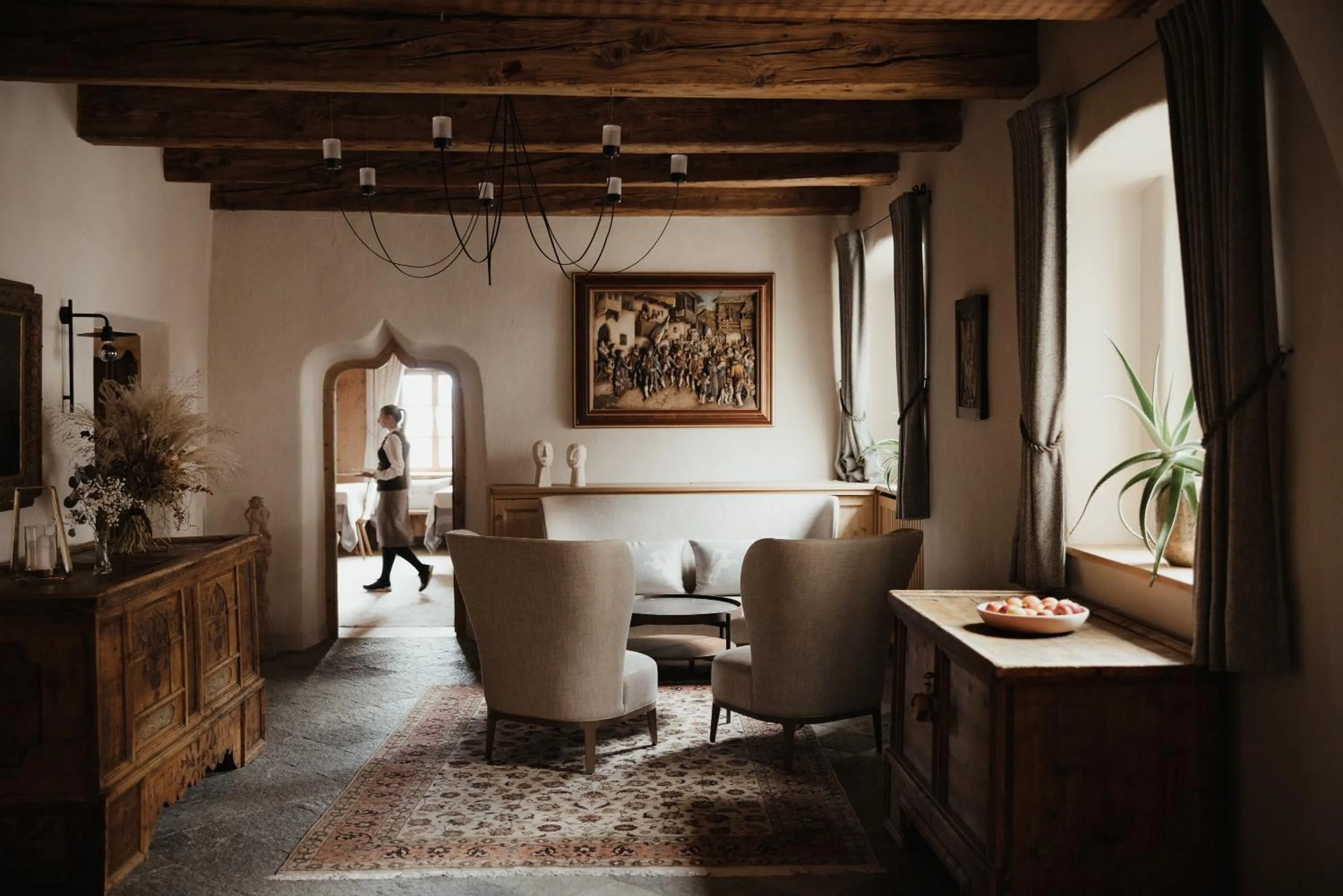 Decorative detail in Hotel Ansitz Steinbock