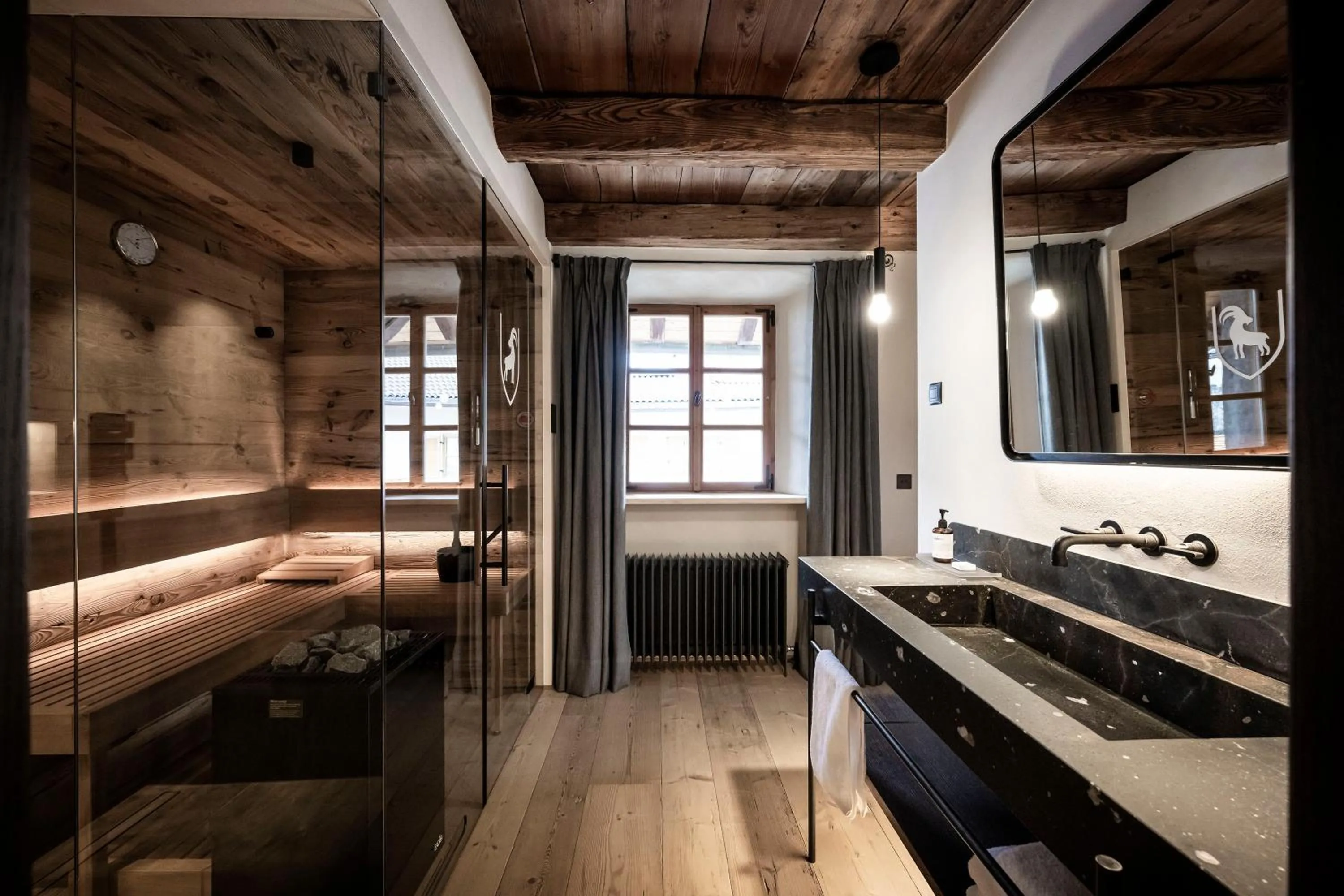 Sauna in Hotel Ansitz Steinbock