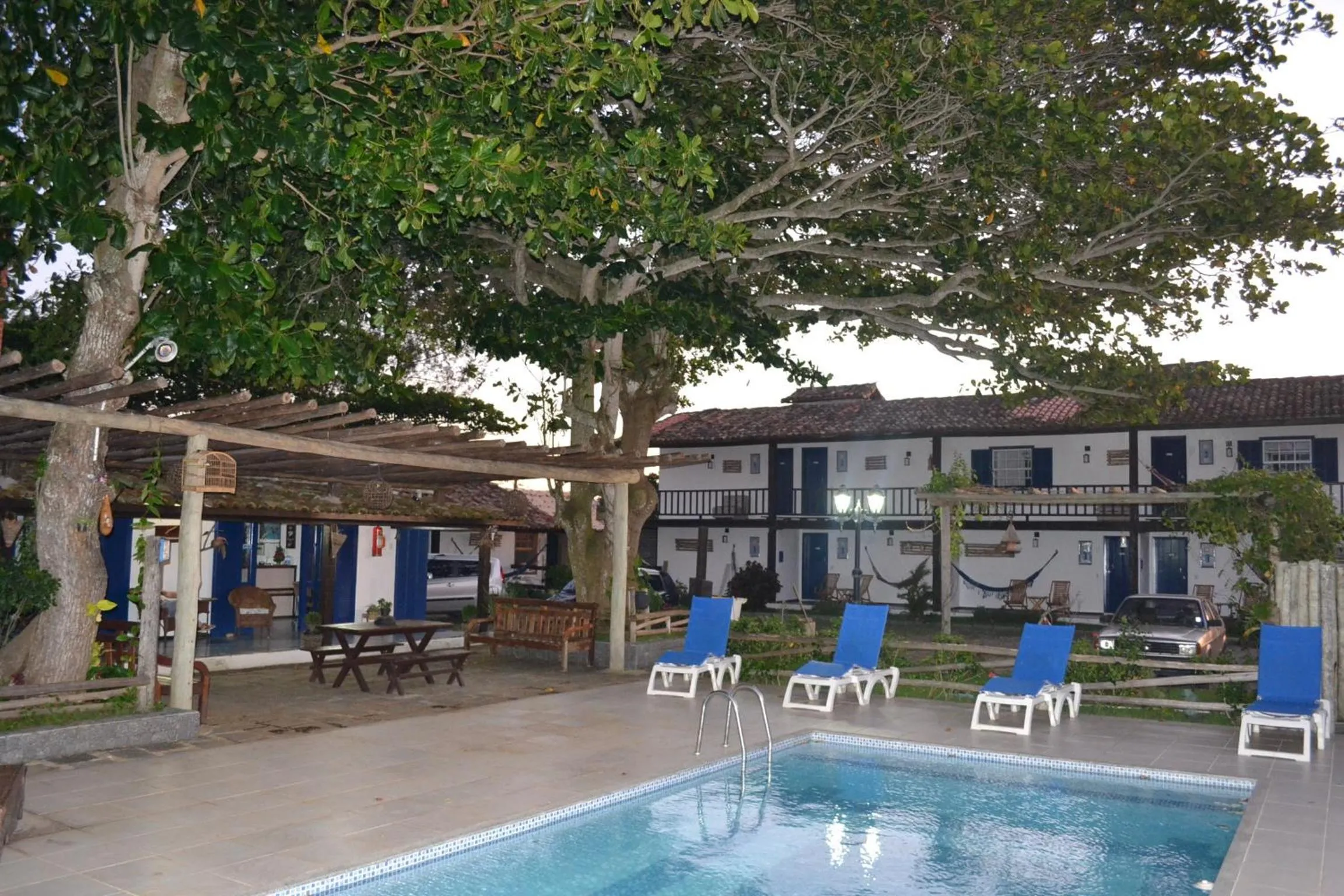 Swimming pool in Pousada Maria Farinha