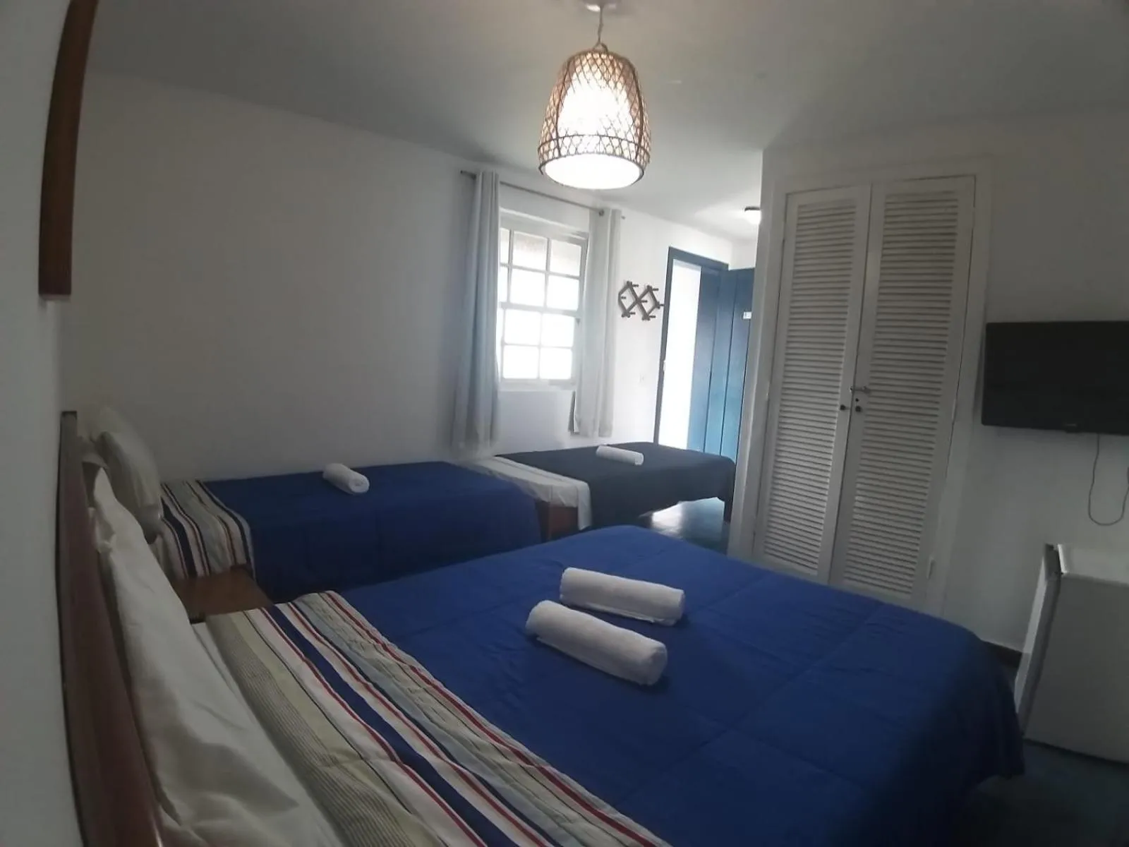 Bed in Pousada Maria Farinha