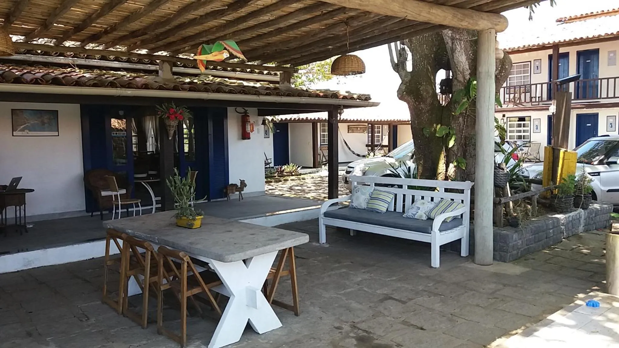 Balcony/Terrace in Pousada Maria Farinha