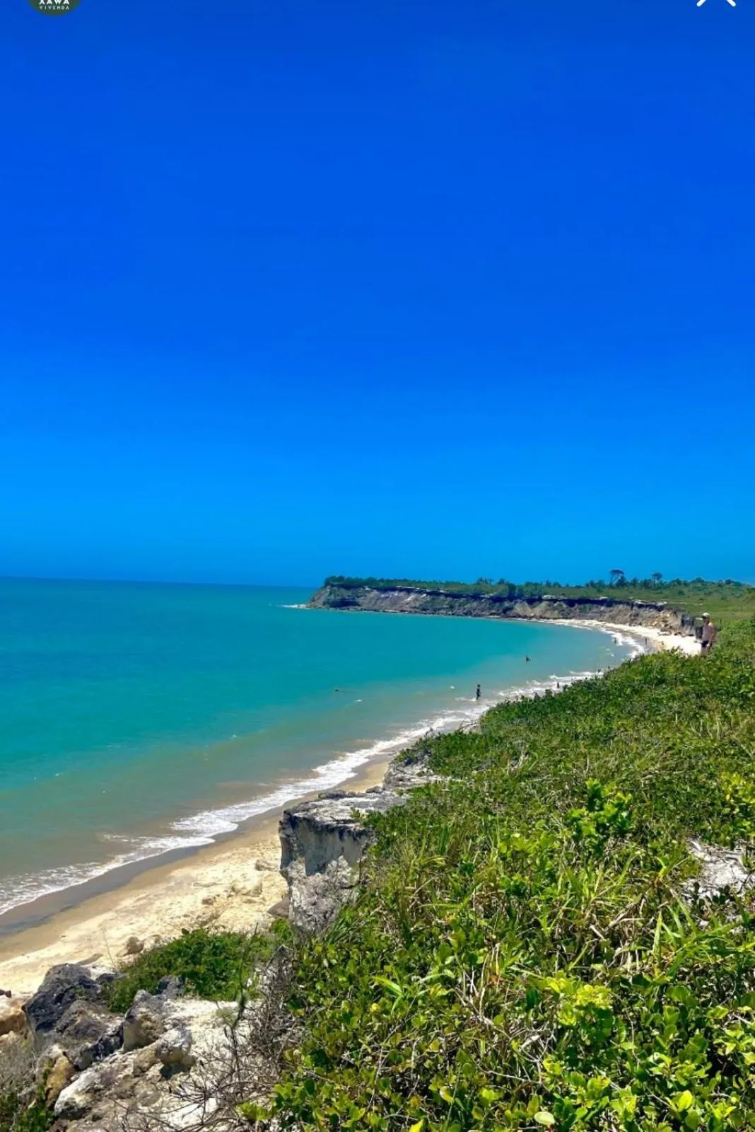 Beach in Vila das Mangabeiras Corumbau