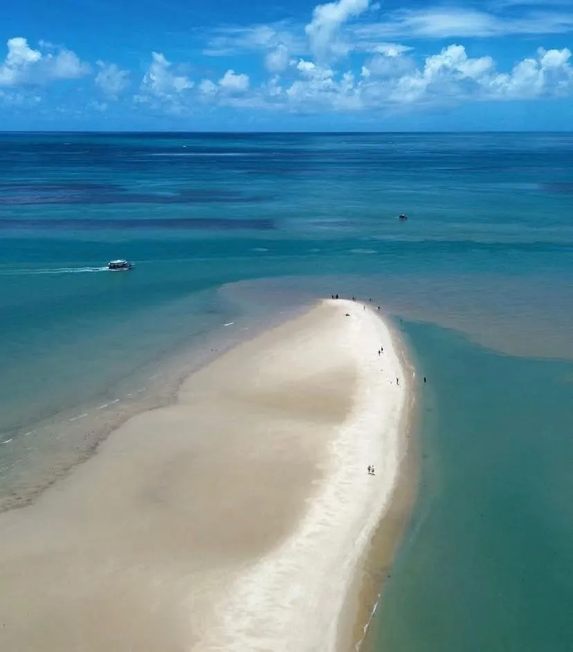Natural landscape in Vila das Mangabeiras Corumbau