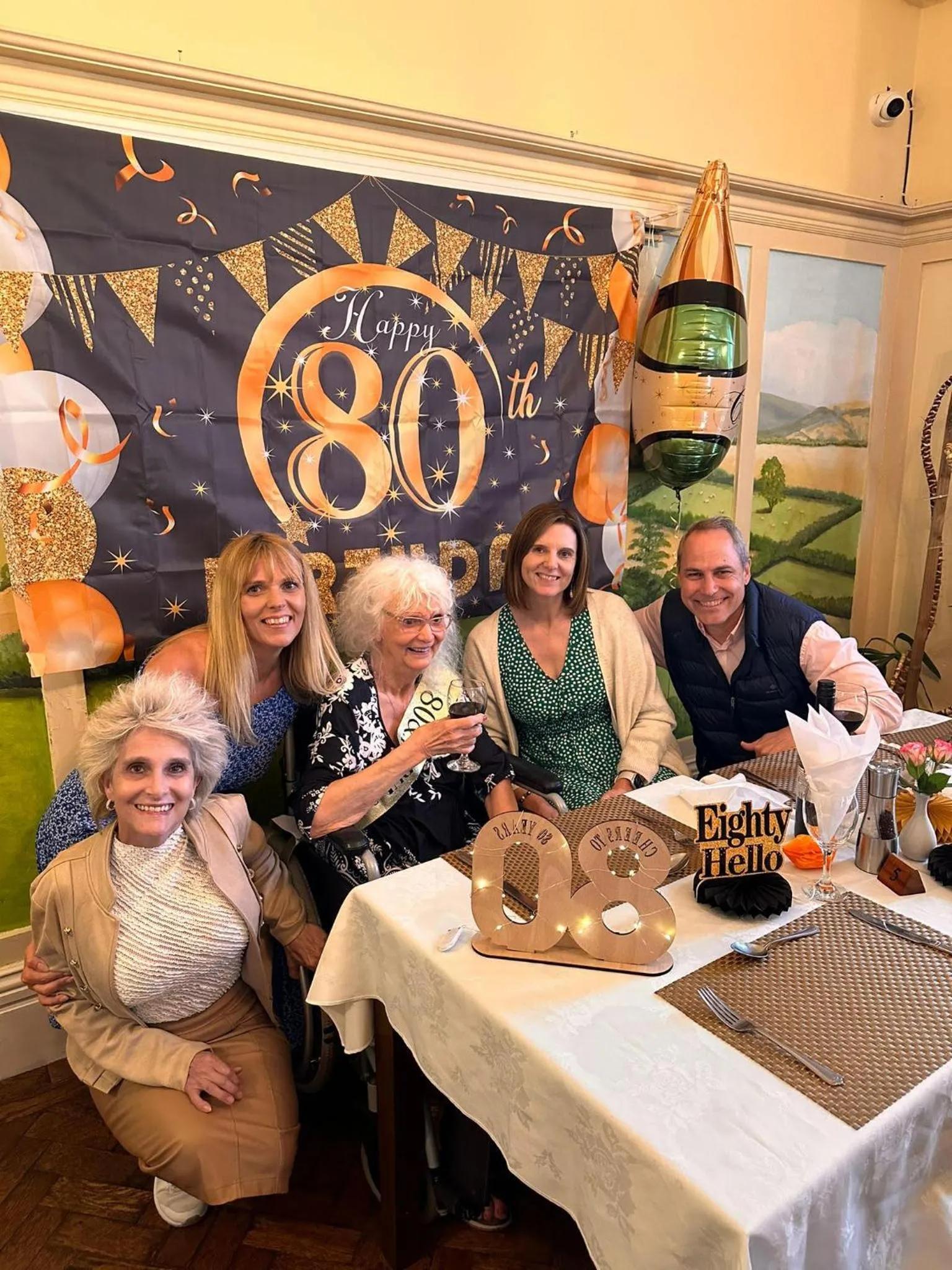 group of guests in Highland Moors