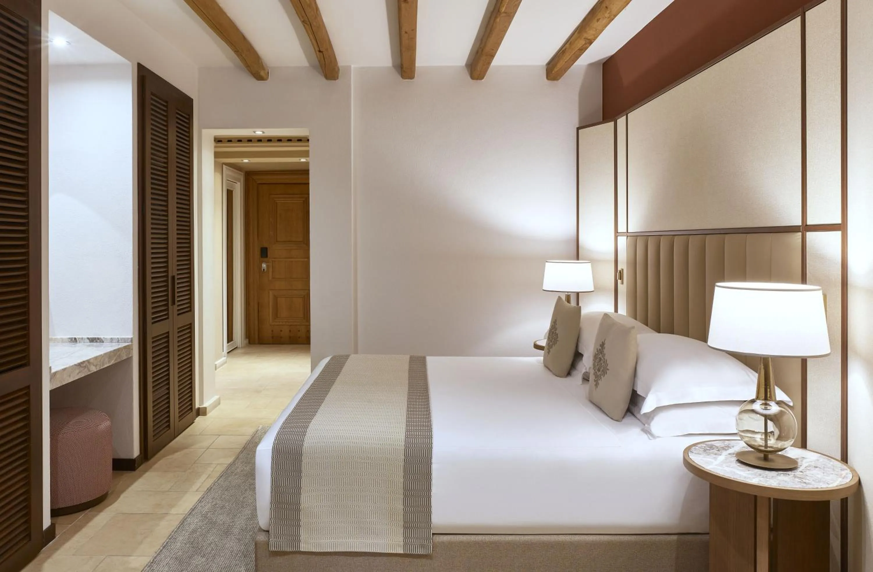 Bedroom, Bed in Conrad Chia Laguna Sardinia