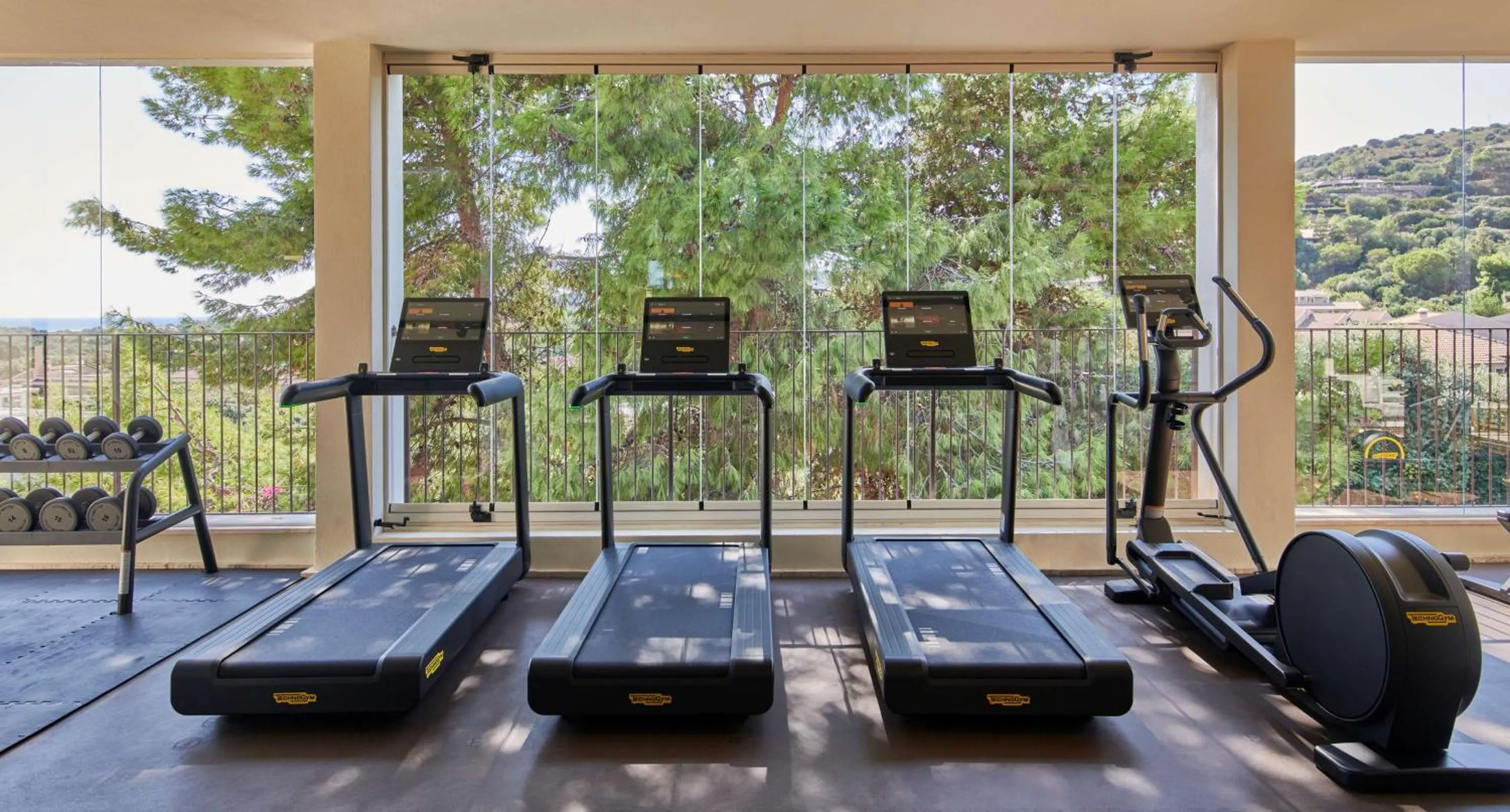 Fitness centre/facilities in Conrad Chia Laguna Sardinia