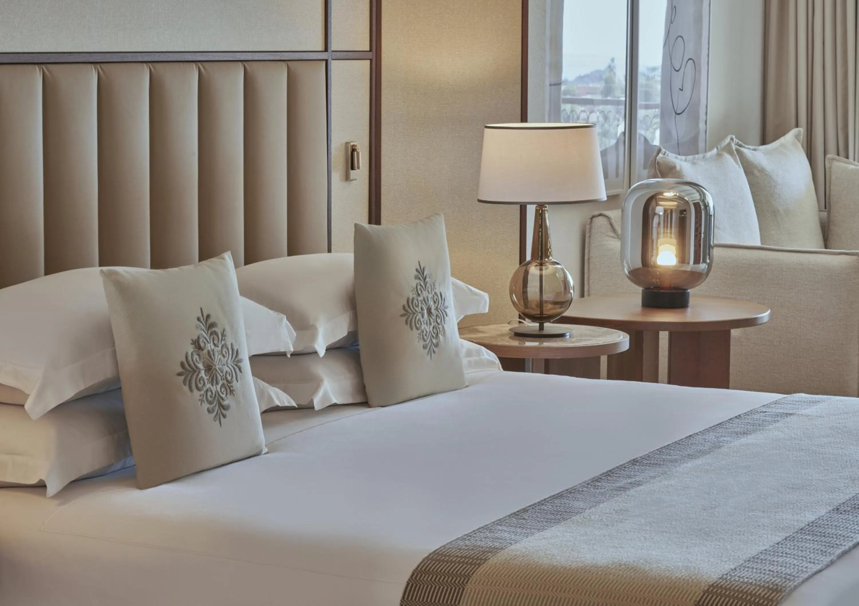 Bed in Conrad Chia Laguna Sardinia