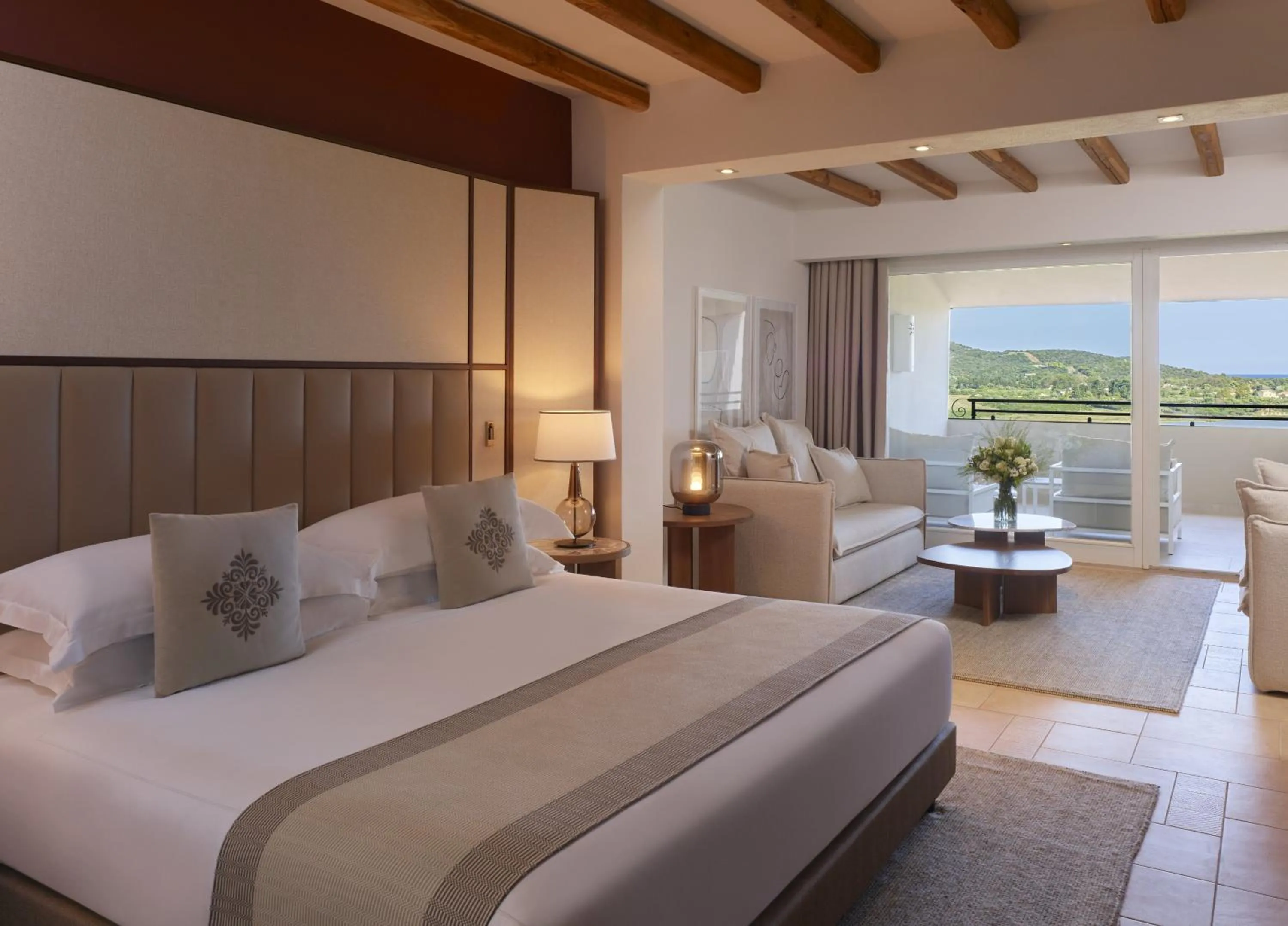 Bed in Conrad Chia Laguna Sardinia