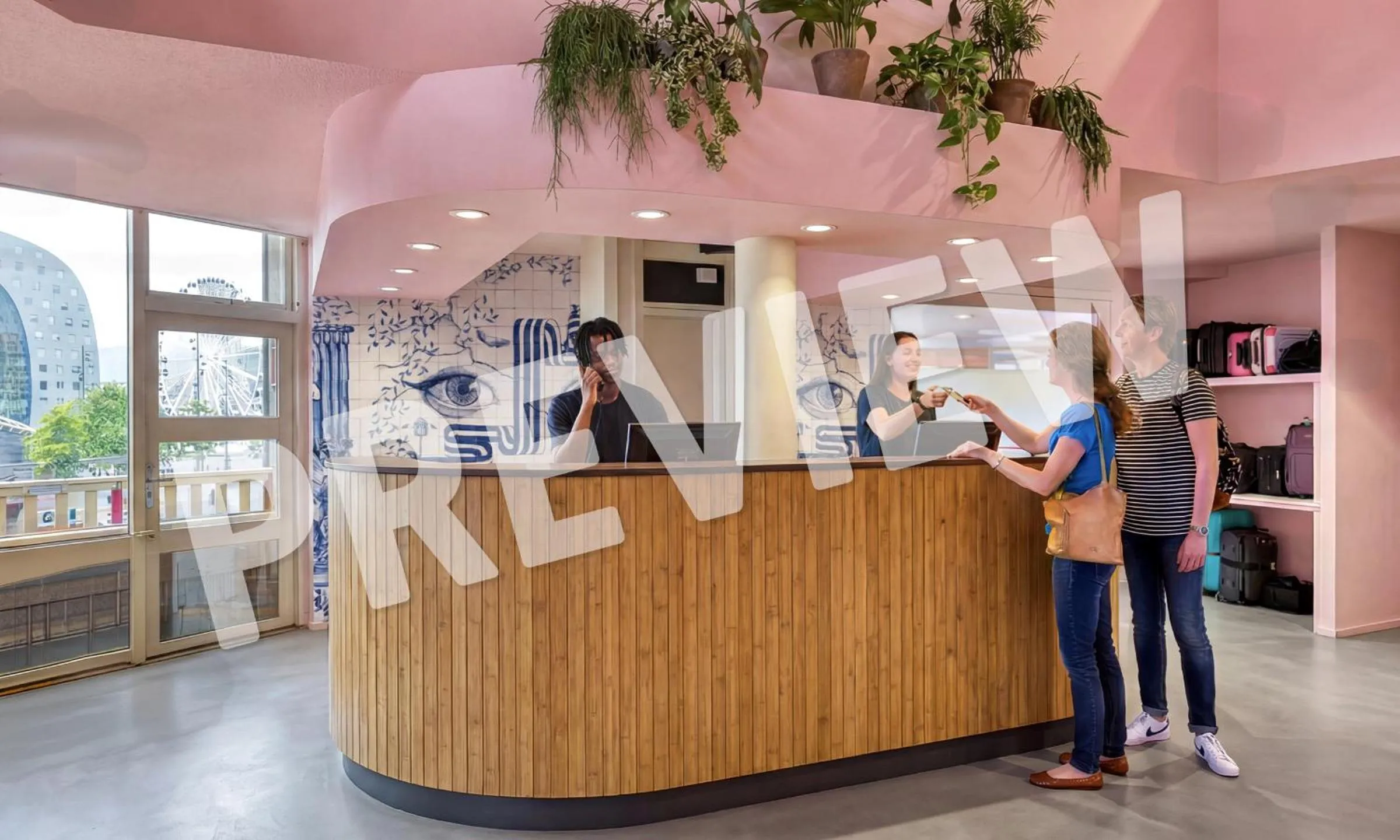 Lobby or reception in Stayokay Hostel Rotterdam - fully renovated April 2026