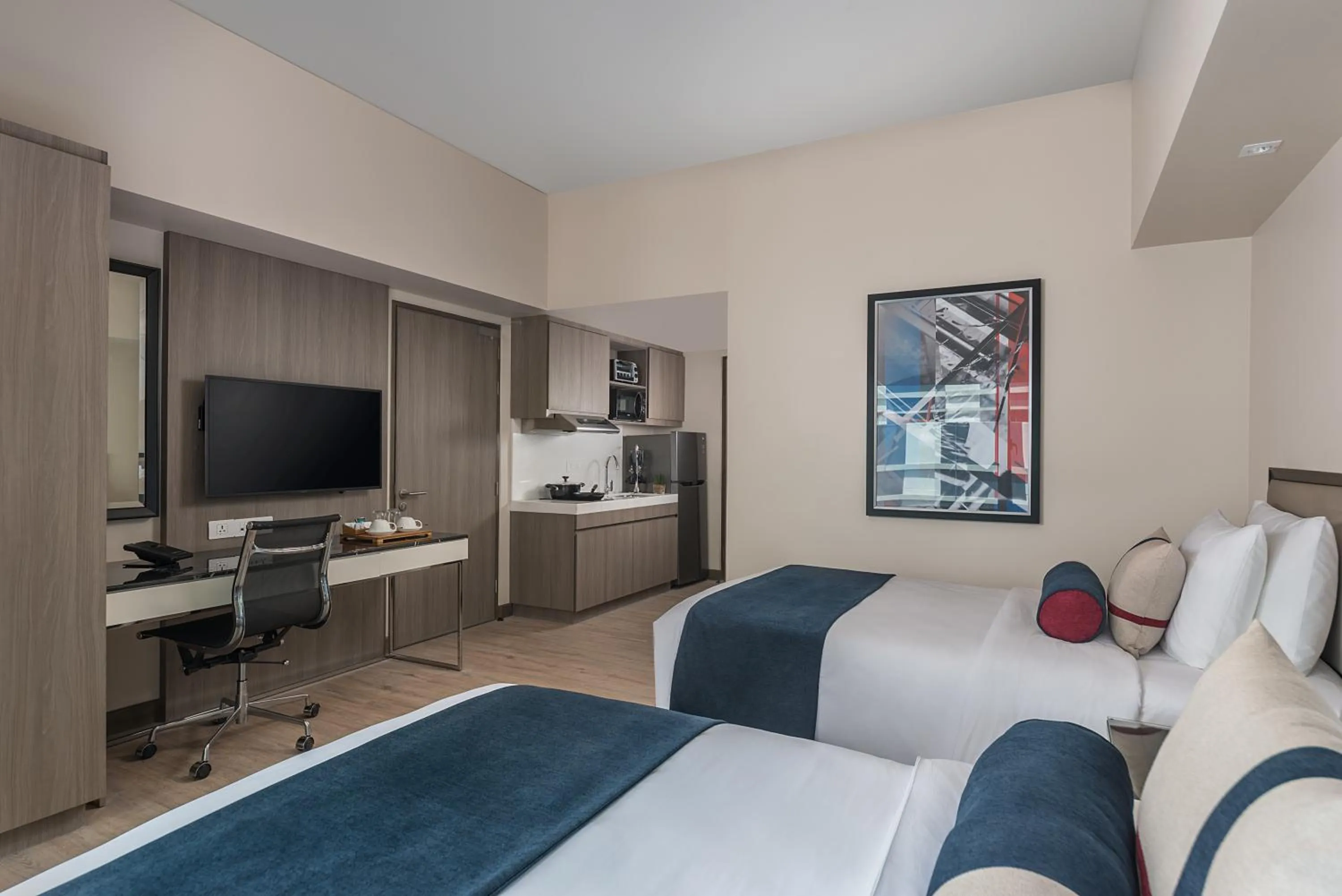 Bed in Seda Residences Makati