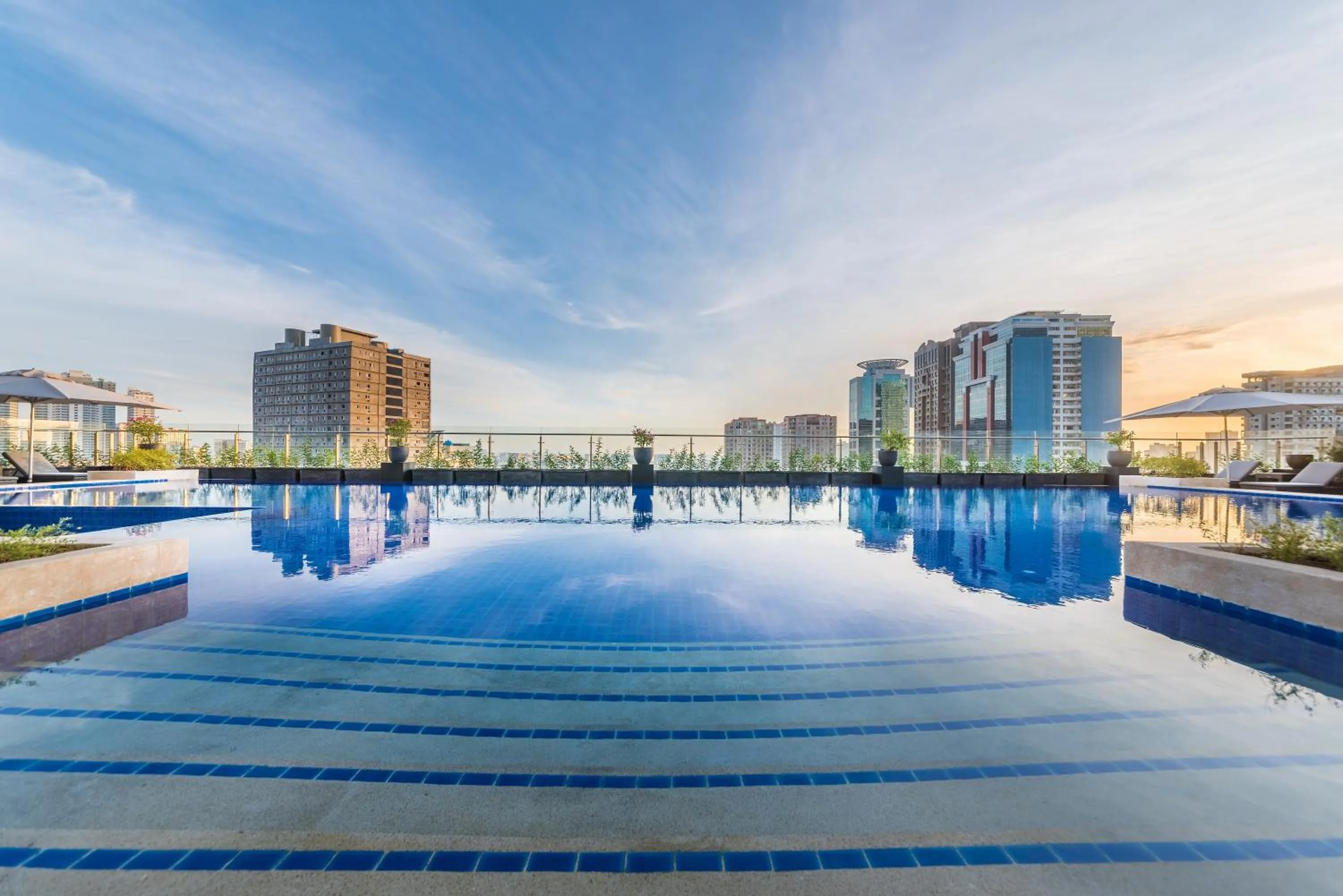 Swimming pool in Seda Residences Makati