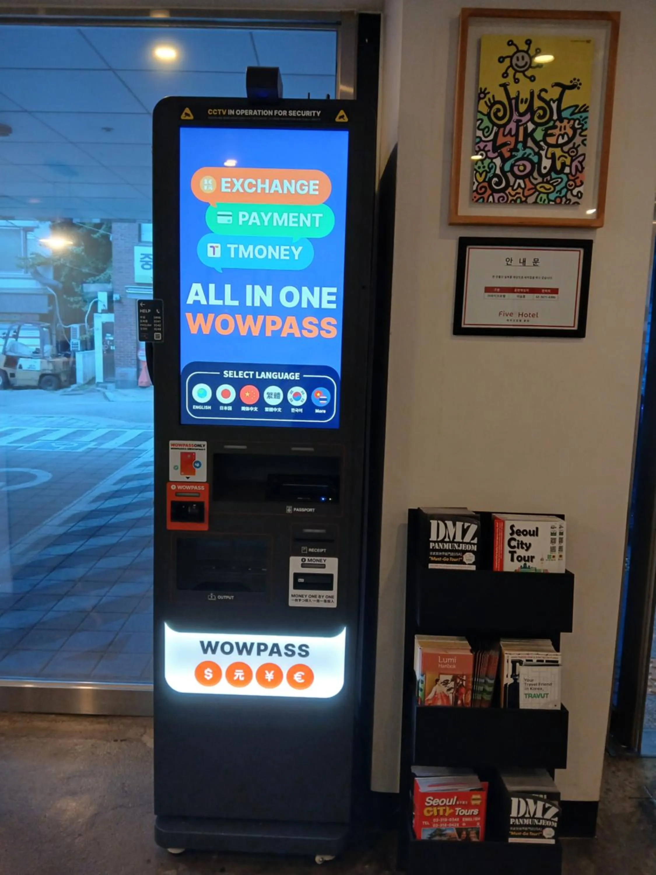 currency exchange in Five hotel Jongno