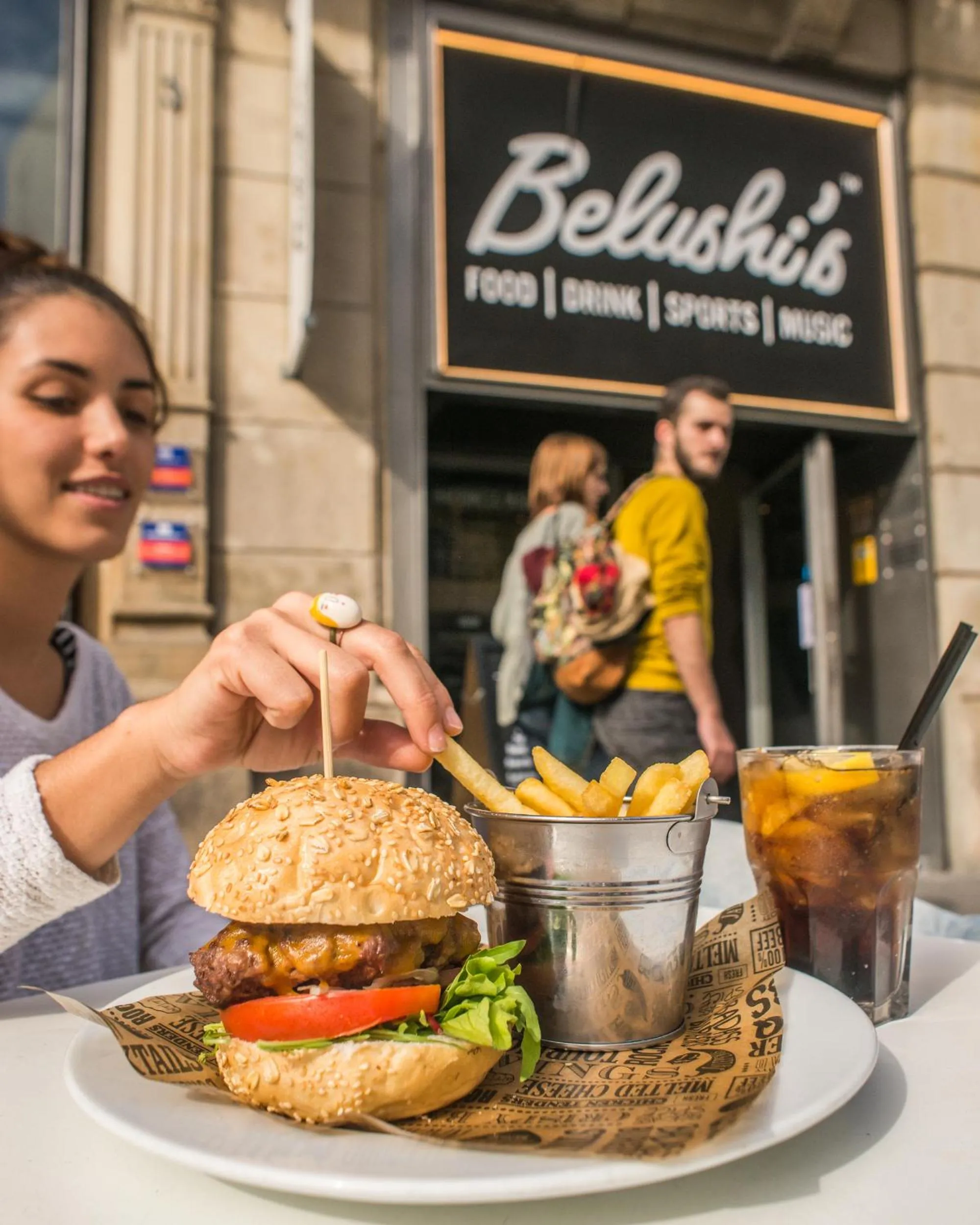 Balcony/Terrace in St Christopher's Inn Barcelona
