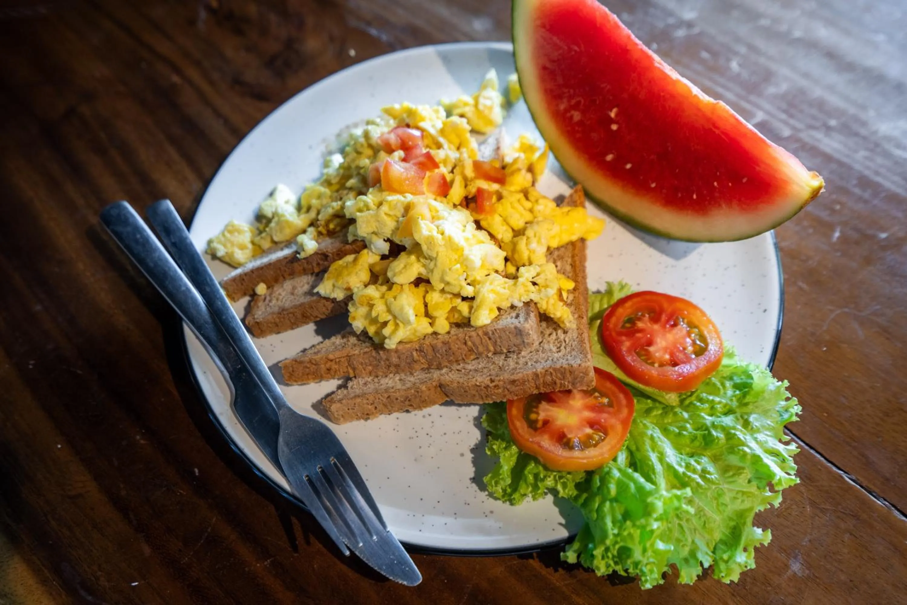 Breakfast in Interconnection Hostel