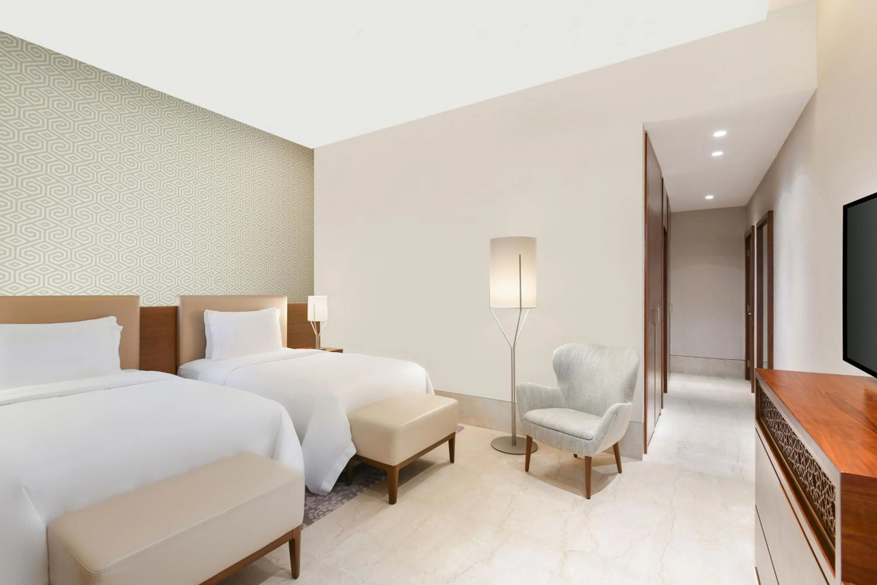 Bedroom, Bed in Al Messila, A Luxury Collection Resort & Spa, Doha