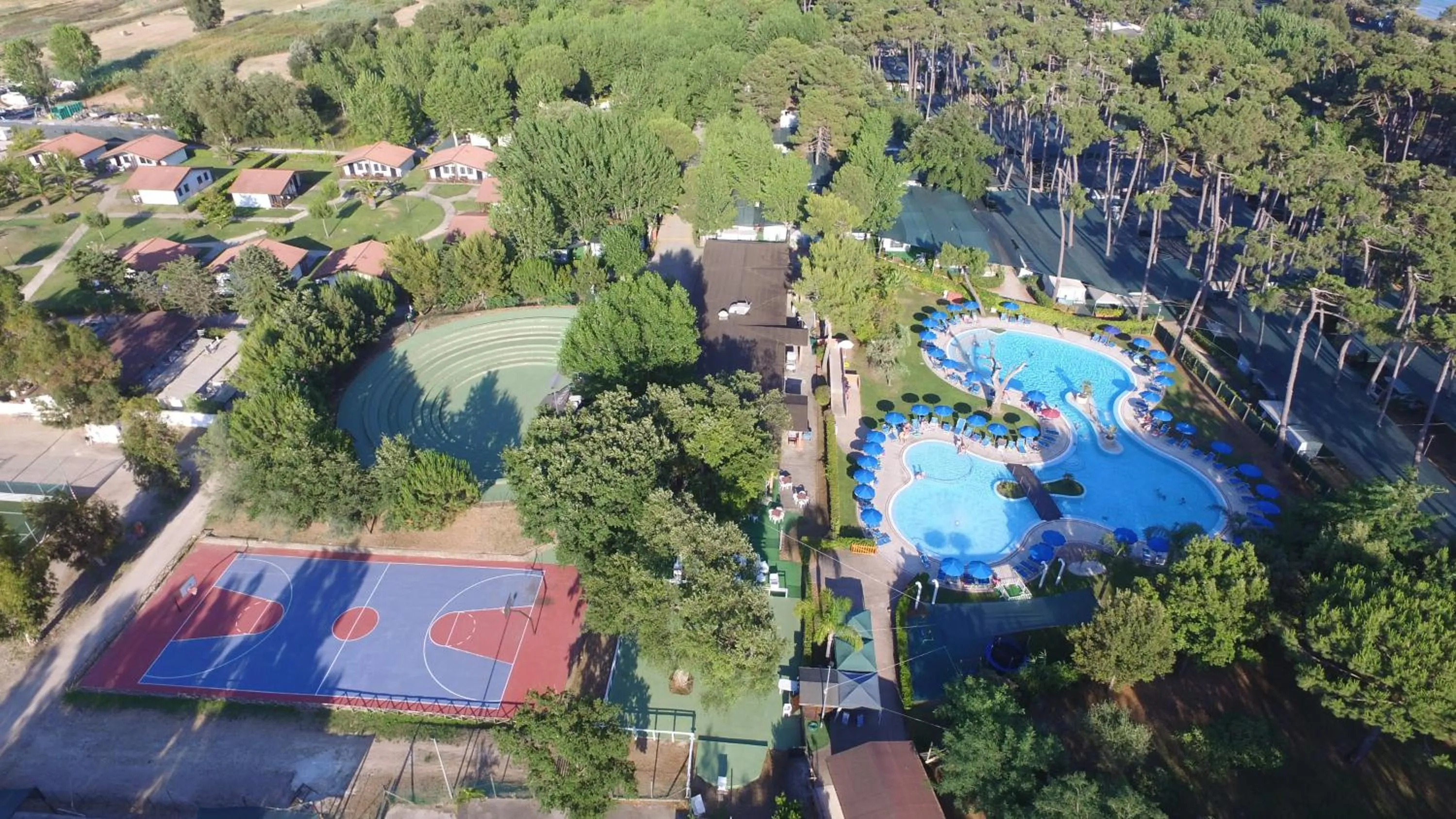 Bird's eye view in Settebello Village