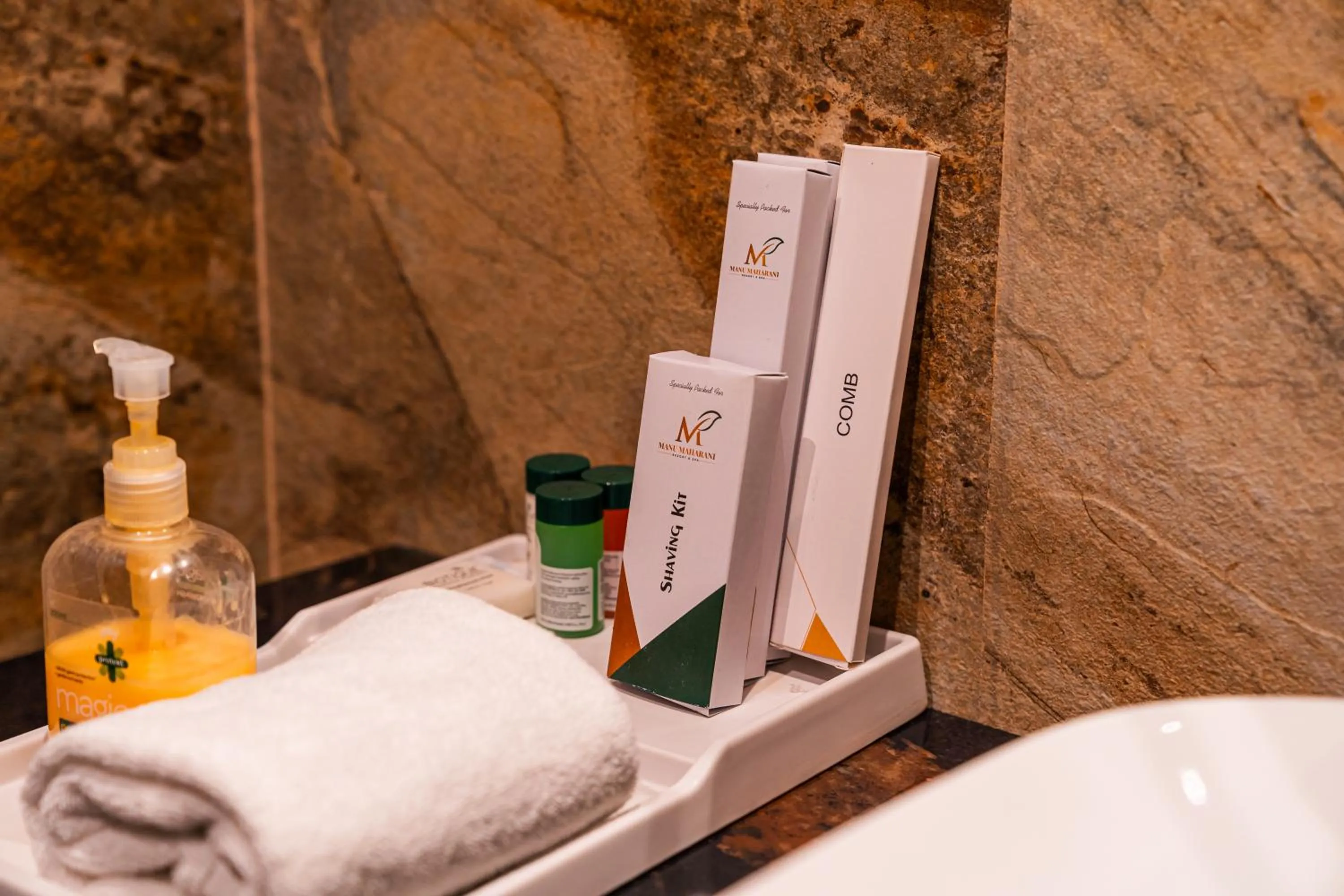 Bathroom in Manu Maharani Resort