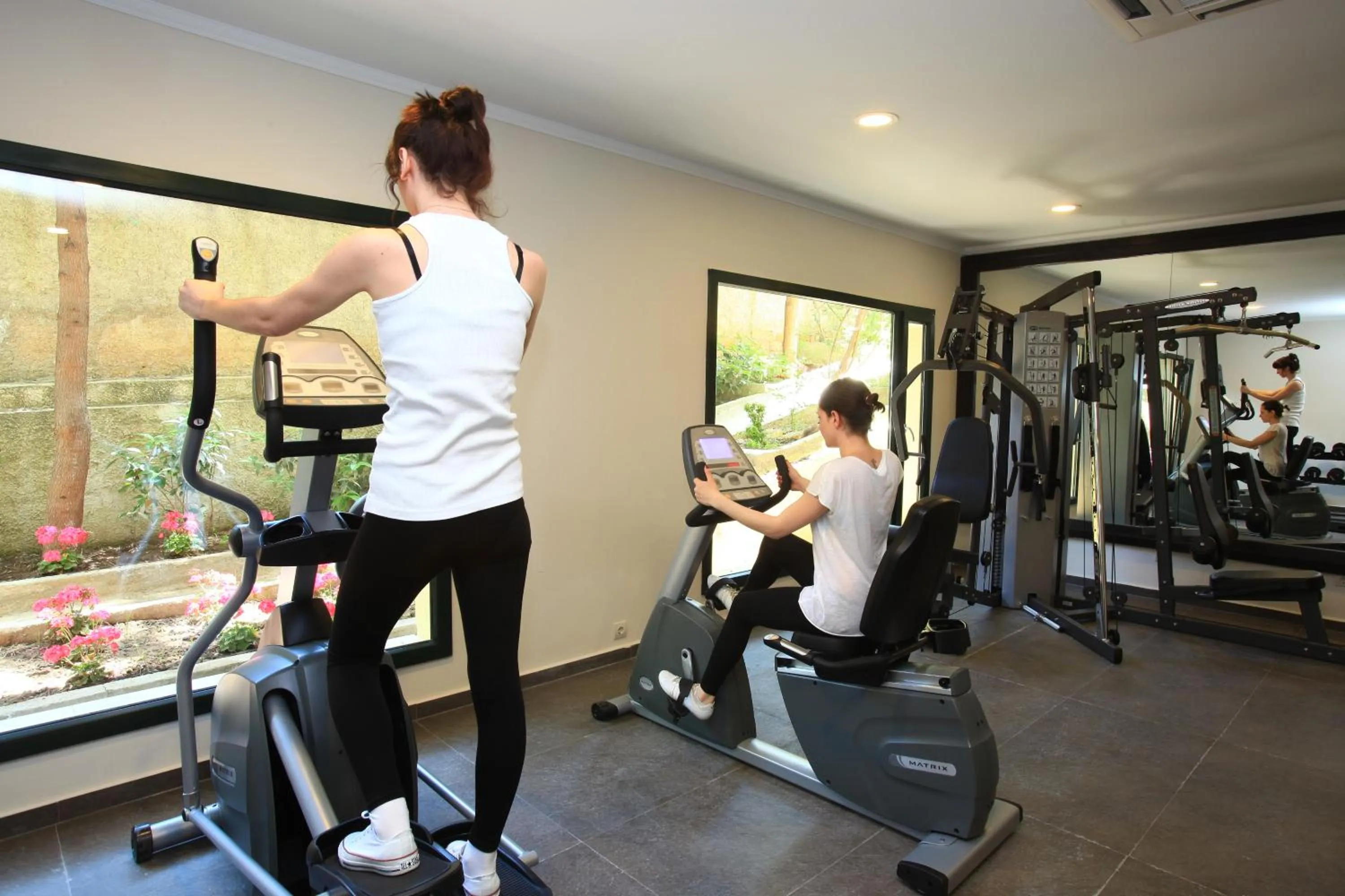 Fitness centre/facilities in Zeytinada Hotel