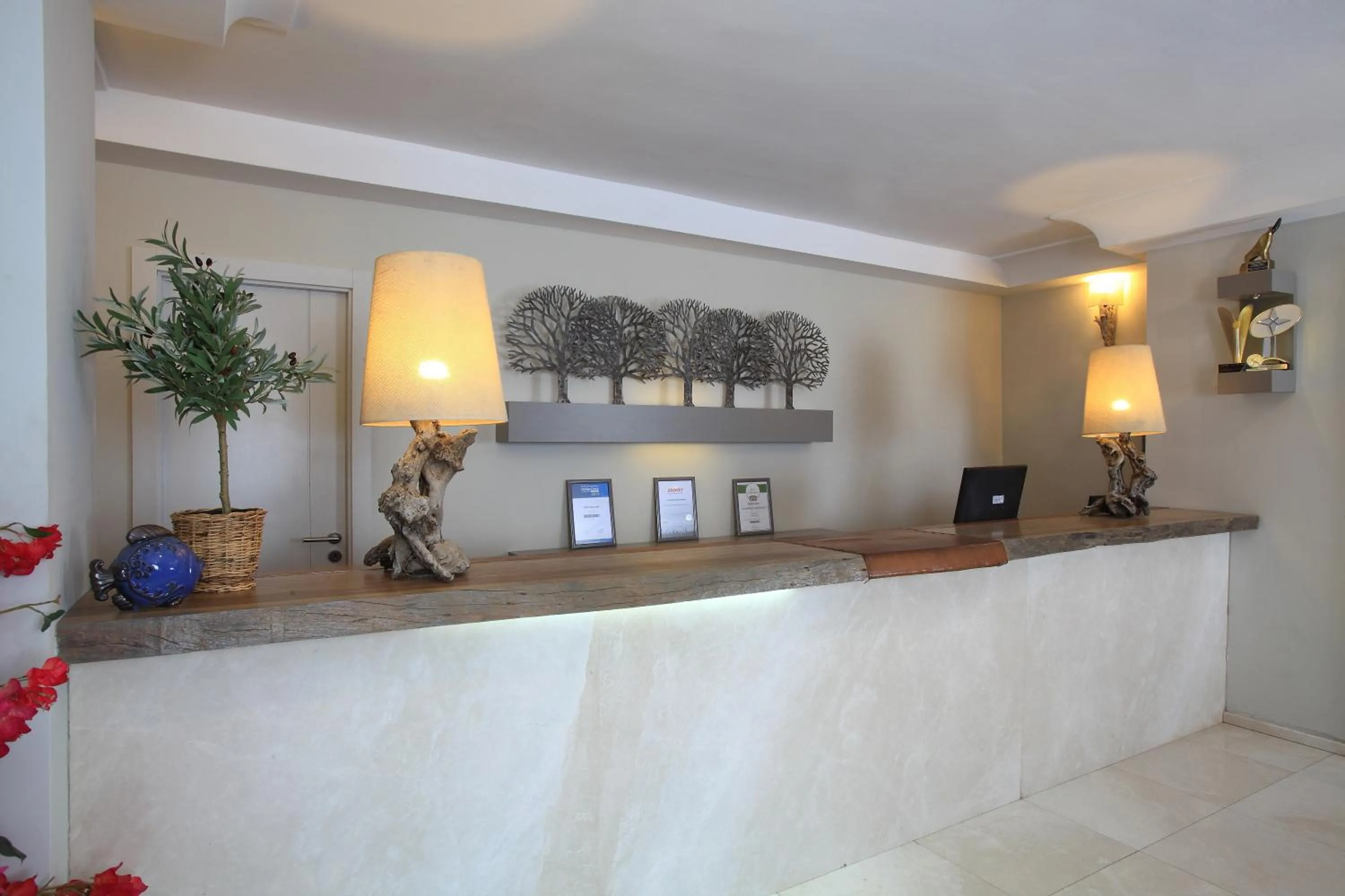 Lobby or reception in Zeytinada Hotel