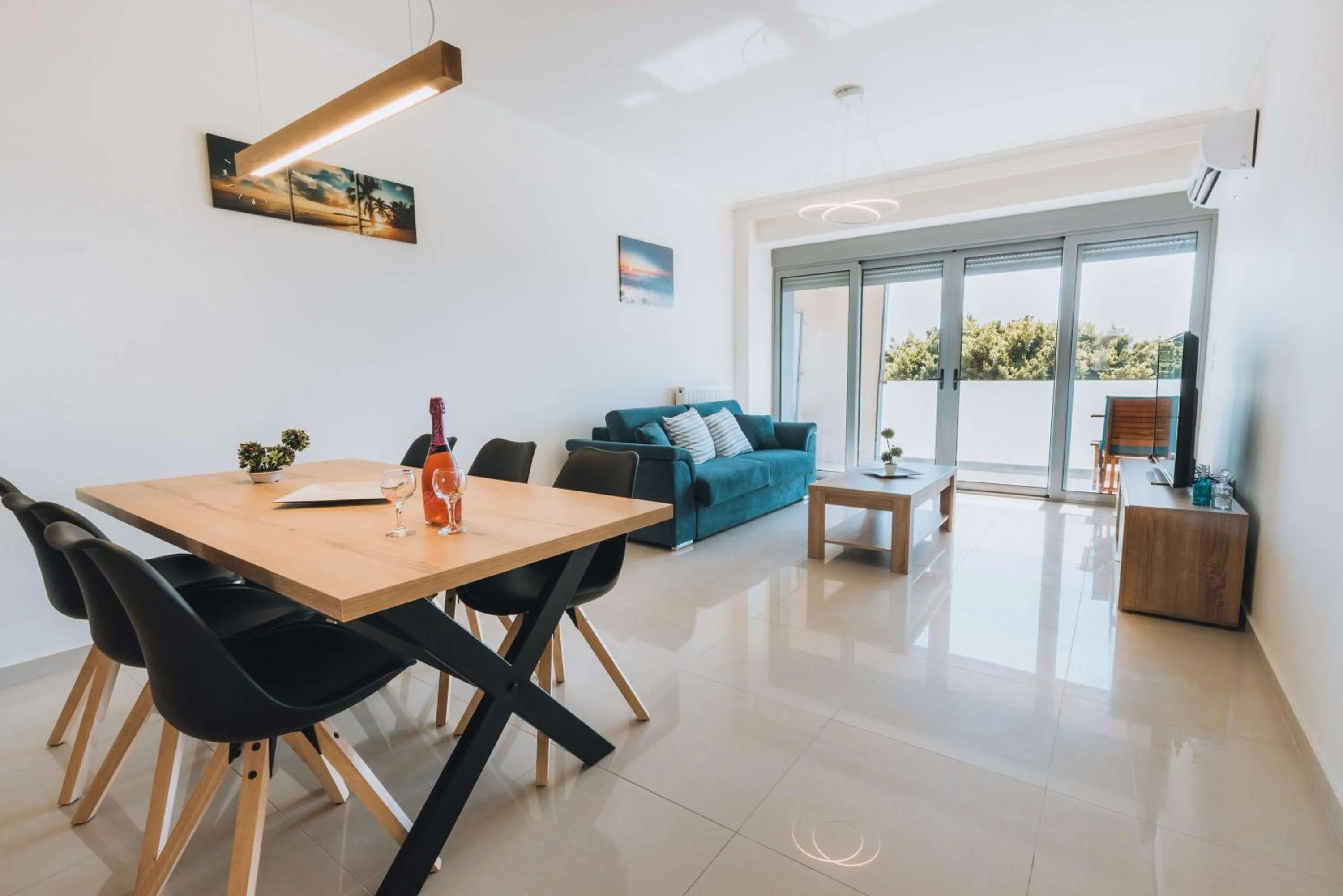 Living room in Rhodes Port Haven Suite