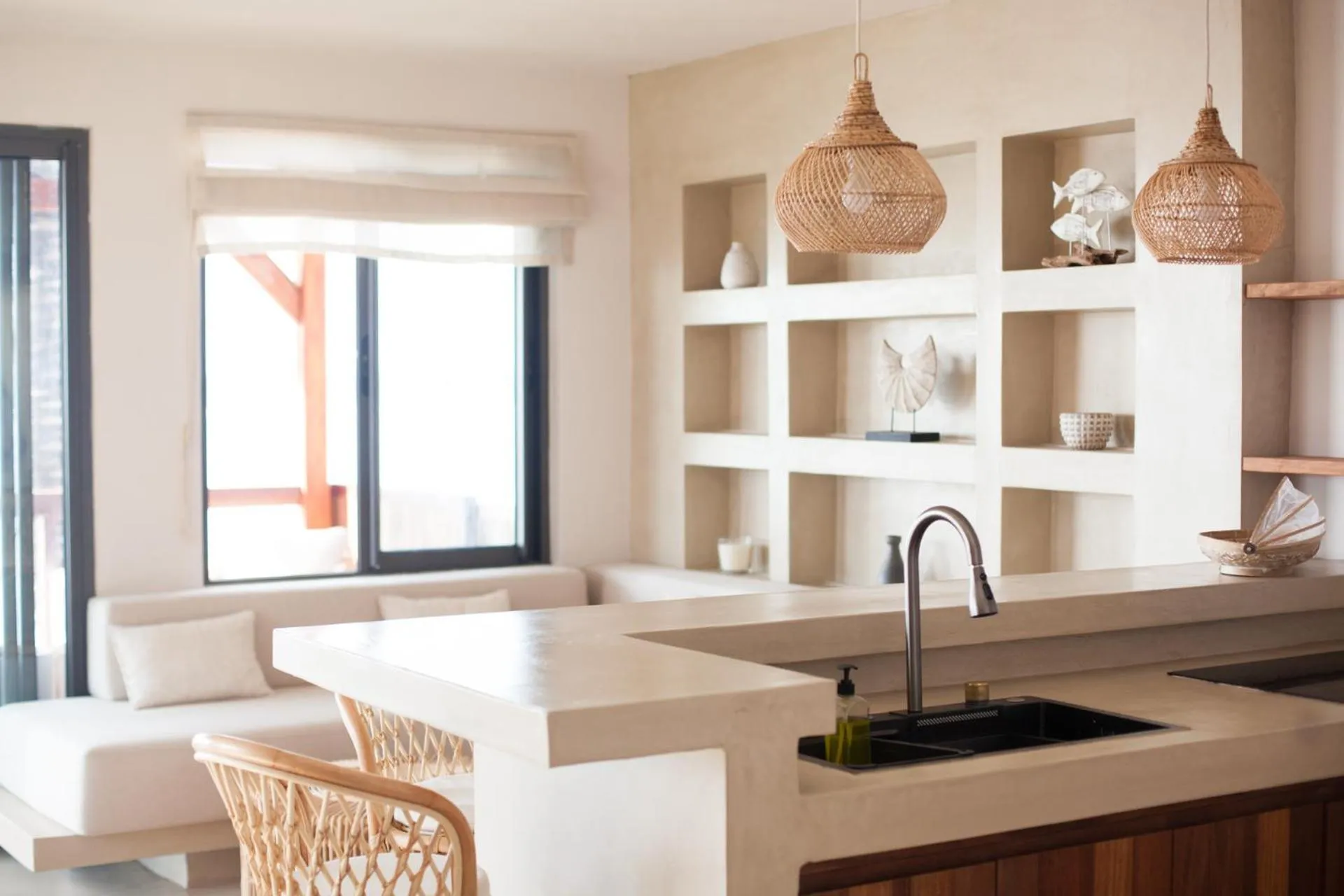 Kitchen or kitchenette in Chantauvent Guest House