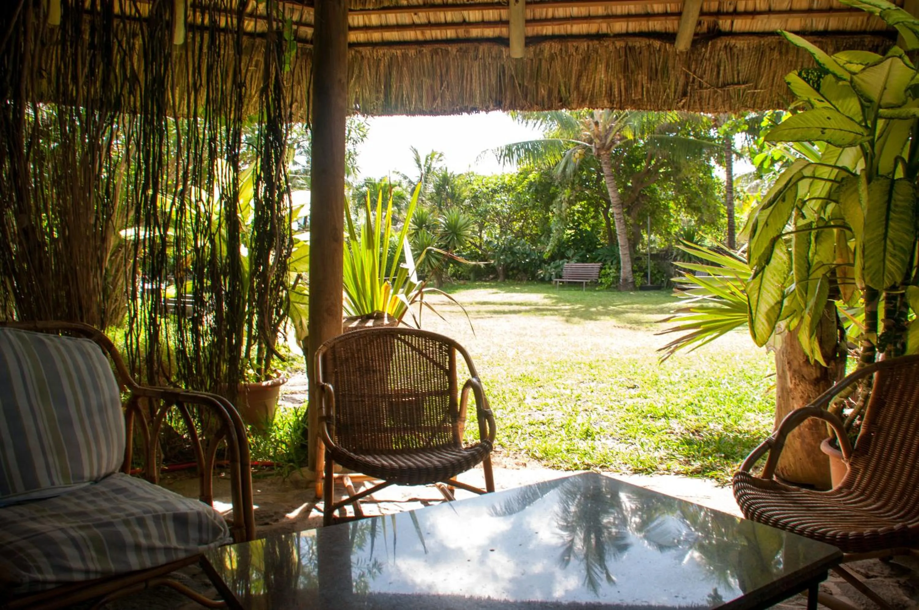 Patio in Chantauvent Guest House