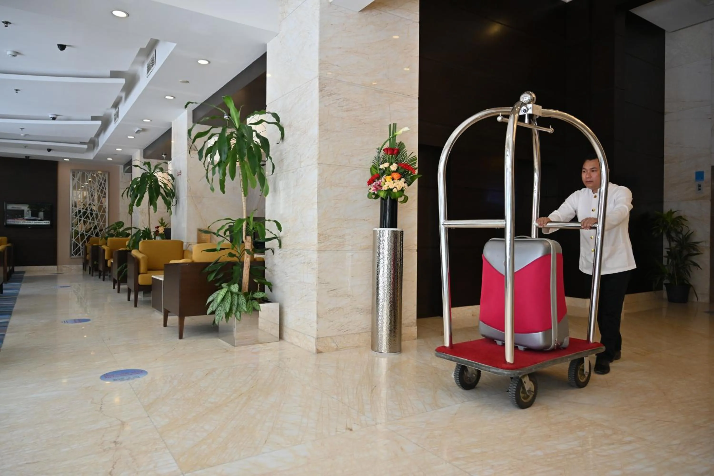 Staff in Harbour Suites Hotel